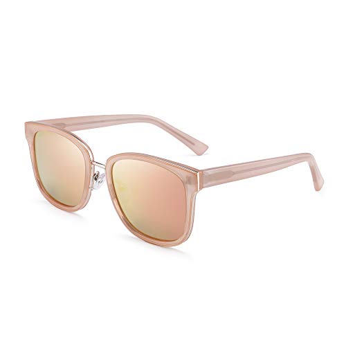 Glindar occhiali da sole quadrati donna vintage polarizzati