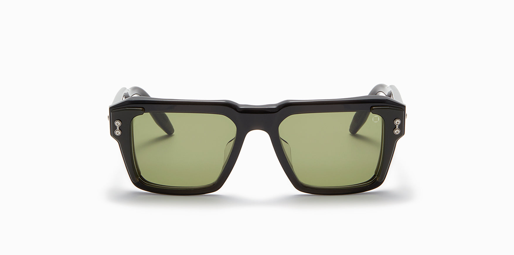 Akoni Horizon Hercules occhiali da sole nero cristallo 54 acetato