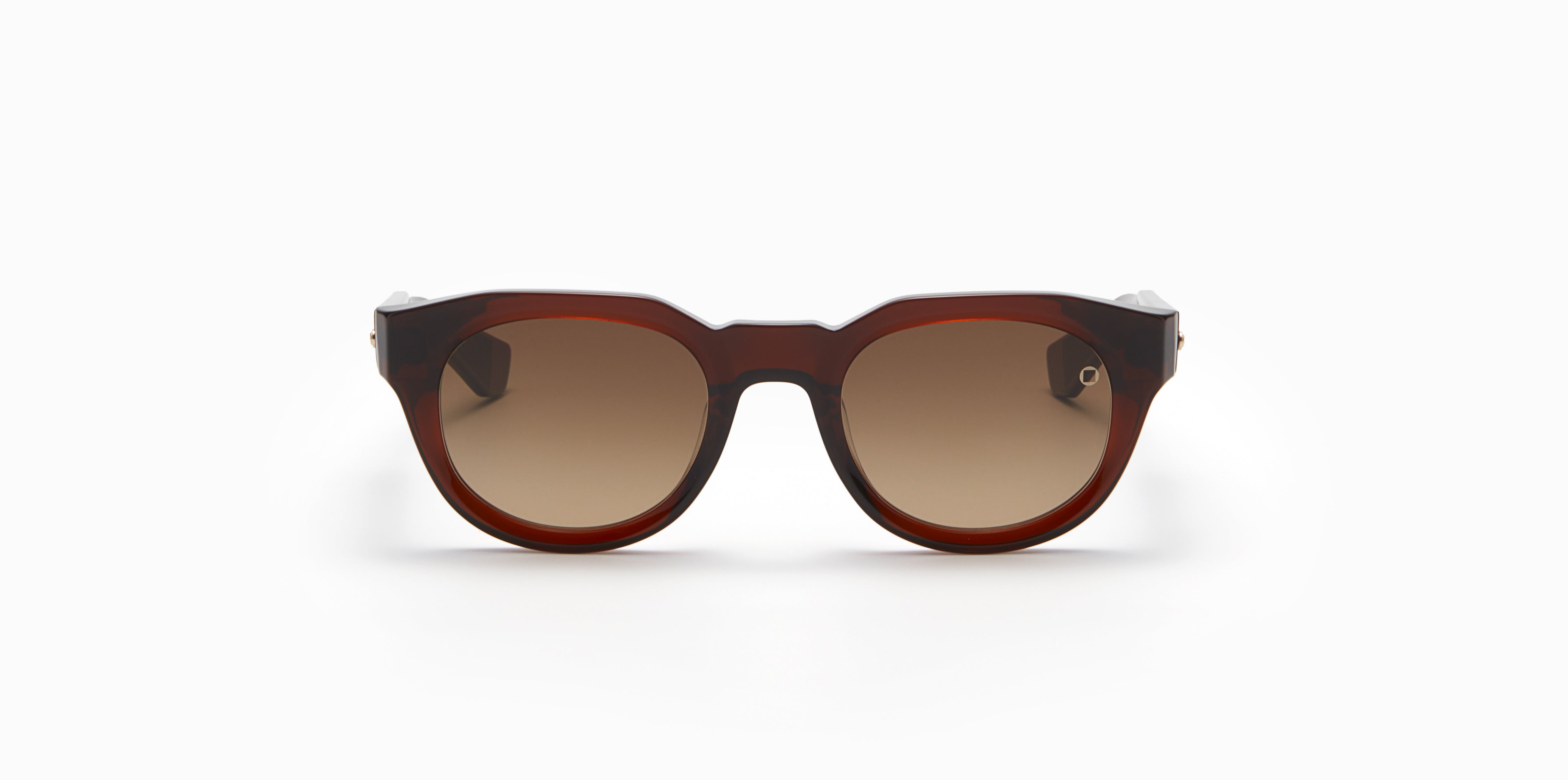 Akoni Alpha occhiali da sole Dark Crystal Brown acetato