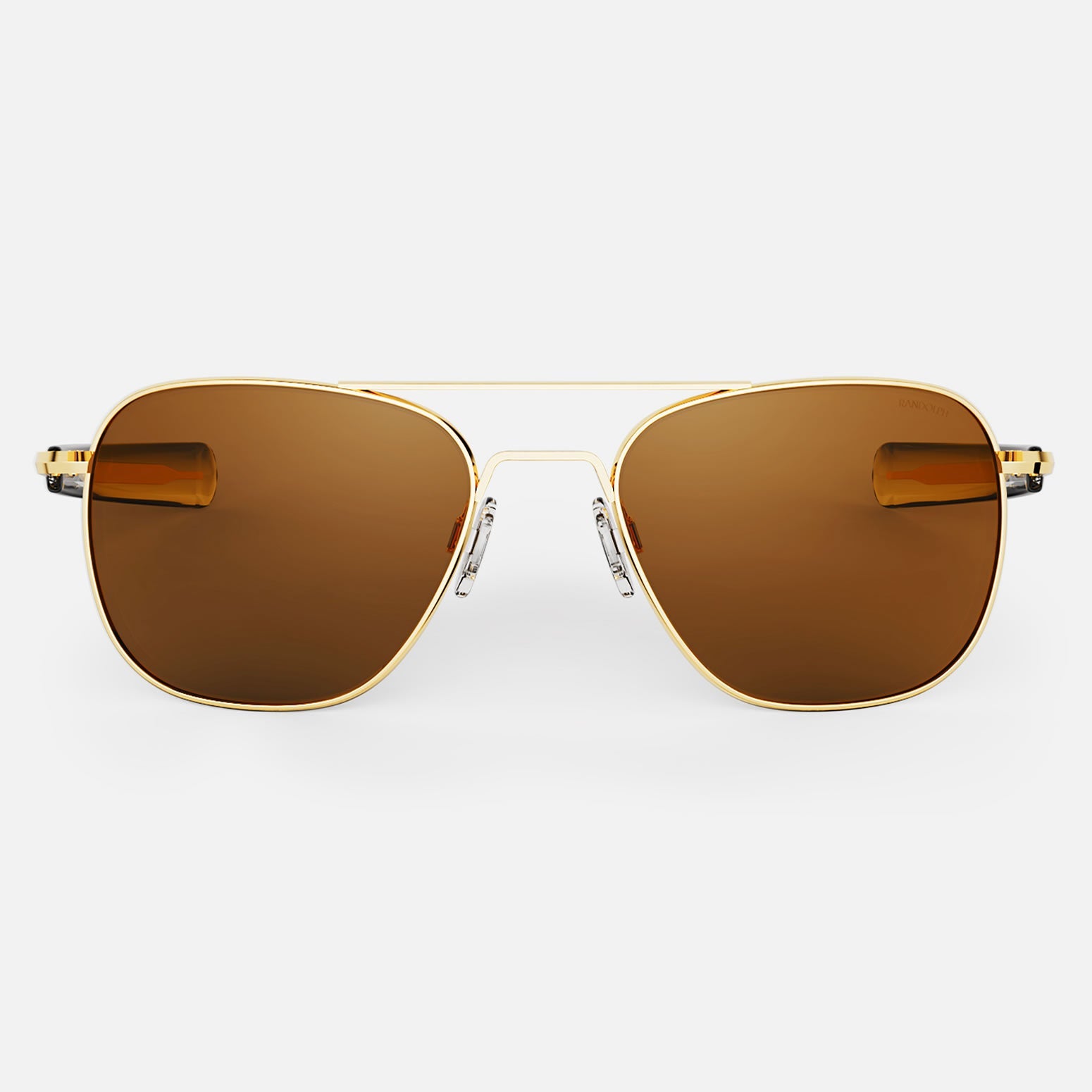 Randolph Aviator 23k Gold American Tan occhiali da sole vetro