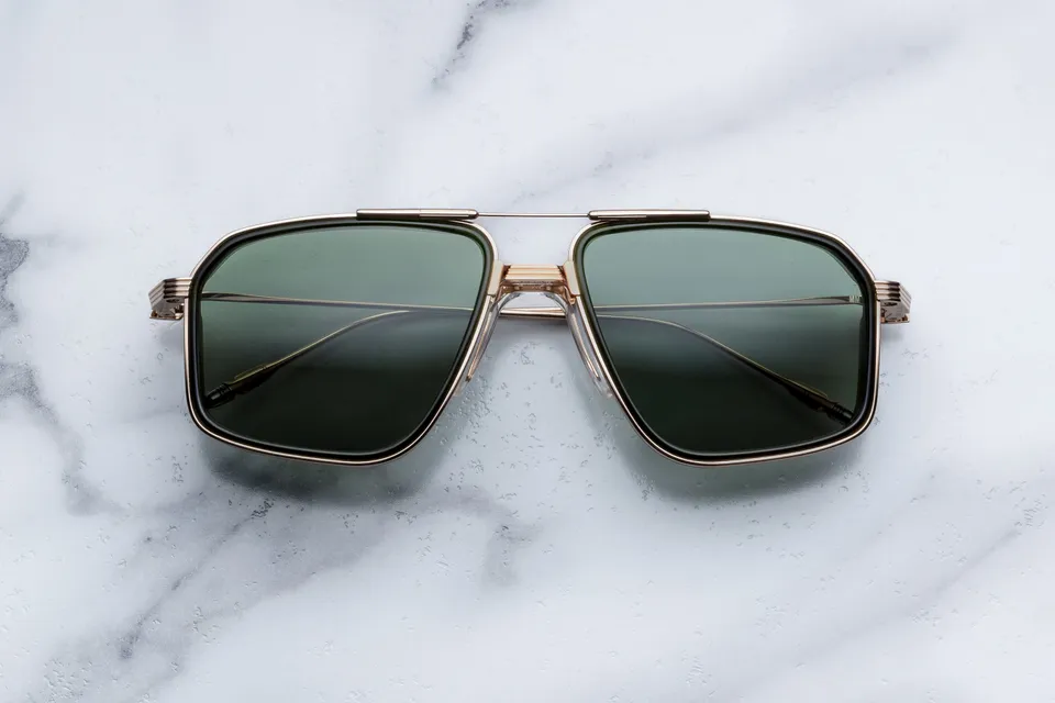Jacques Marie Mage Jagger occhiali da sole L6-Cypress protezione UV