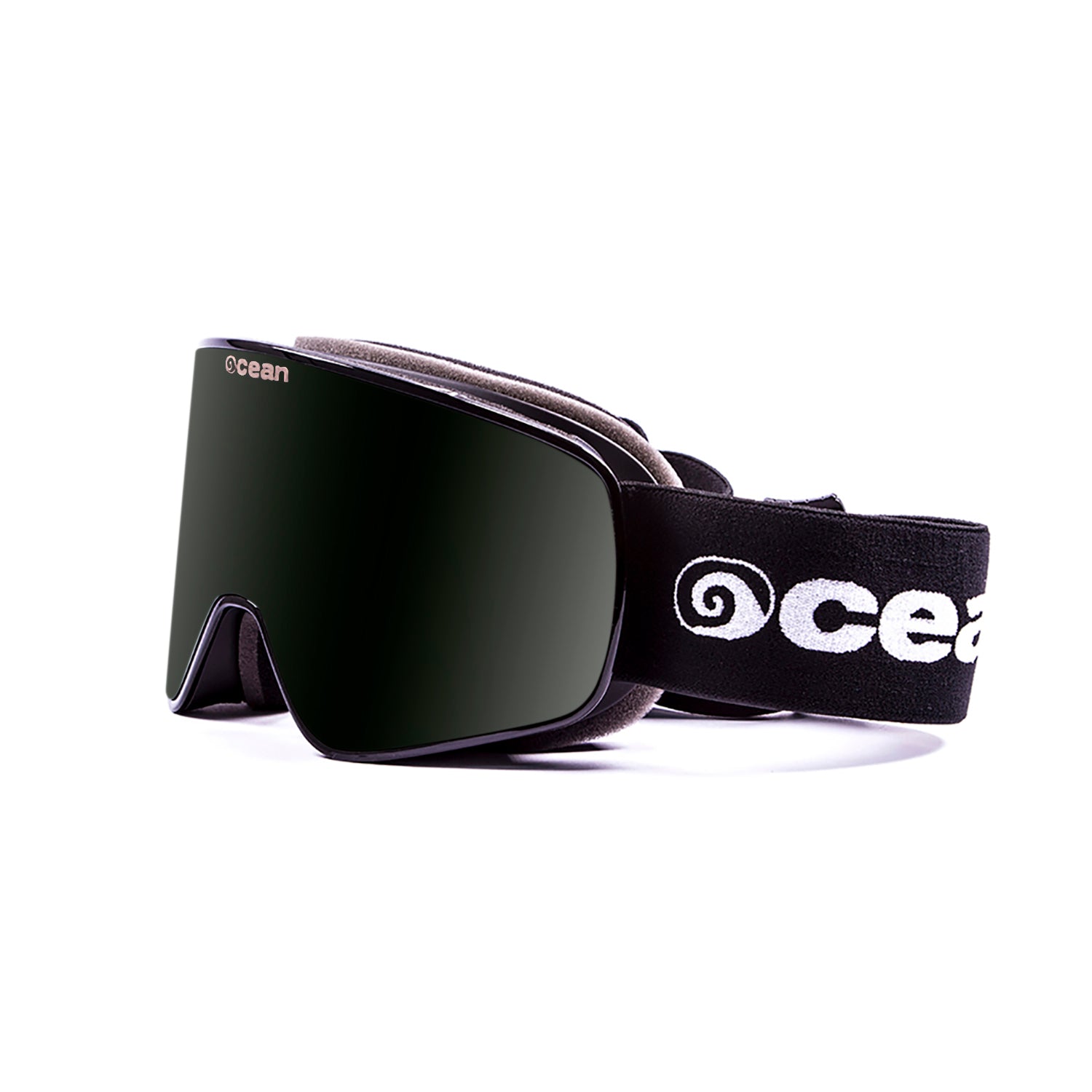 Ocean Aspen maschera sci nera lente fumo