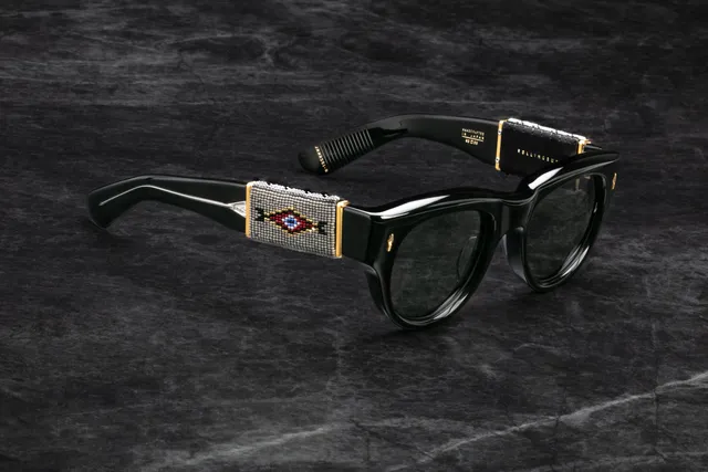 Jacques Marie Mage Rollingsun 1:1 #4 occhiali da sole Hematite grigio