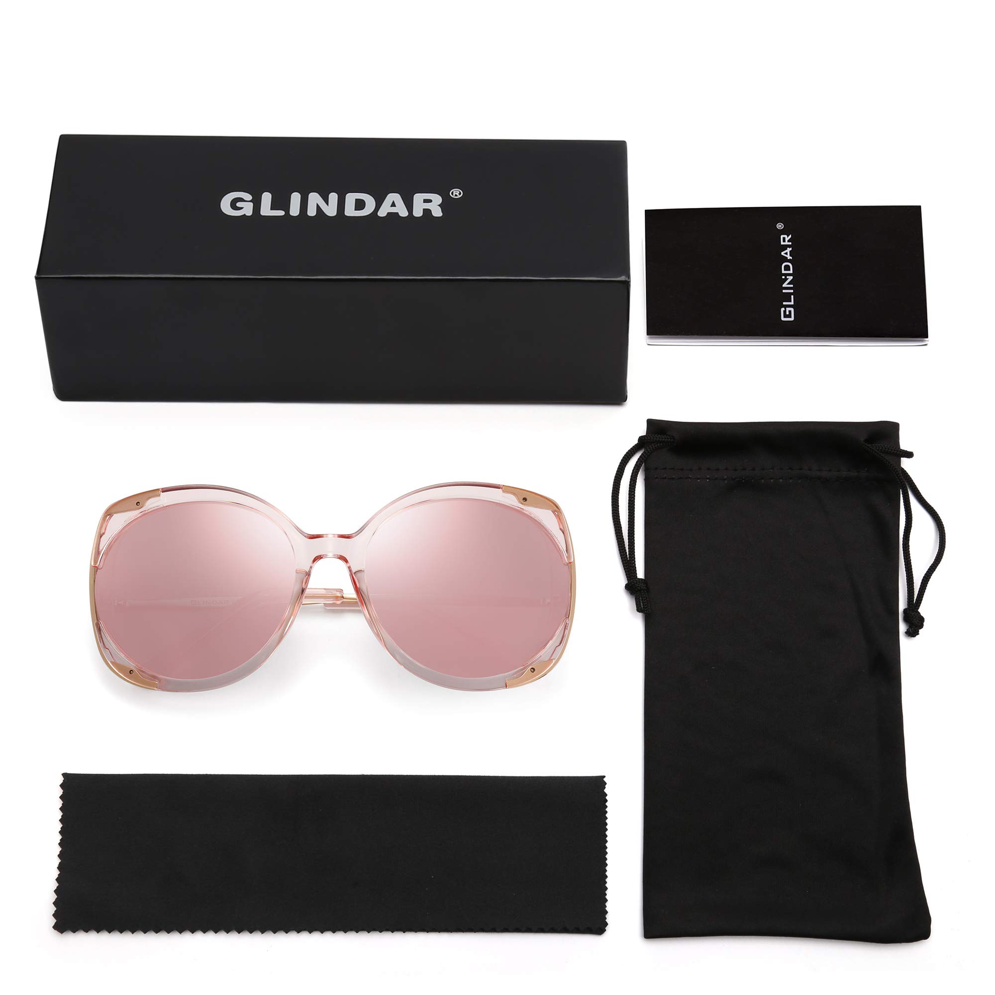 Glindar occhiali da sole oversize polarizzate gradient donna