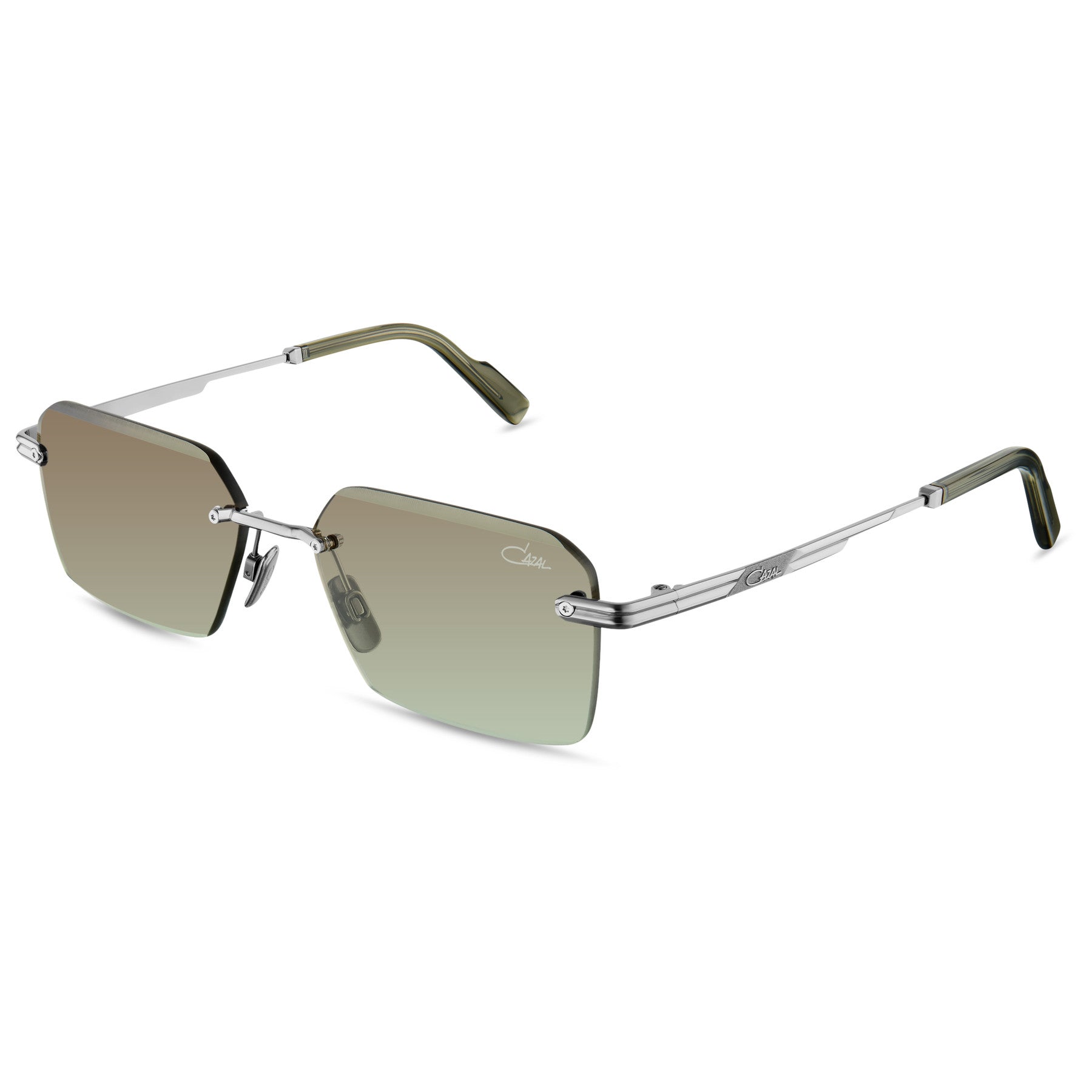 Cazal 6000s/7000s MOD 7116/3 occhiali da sole uomo argento-oliva
