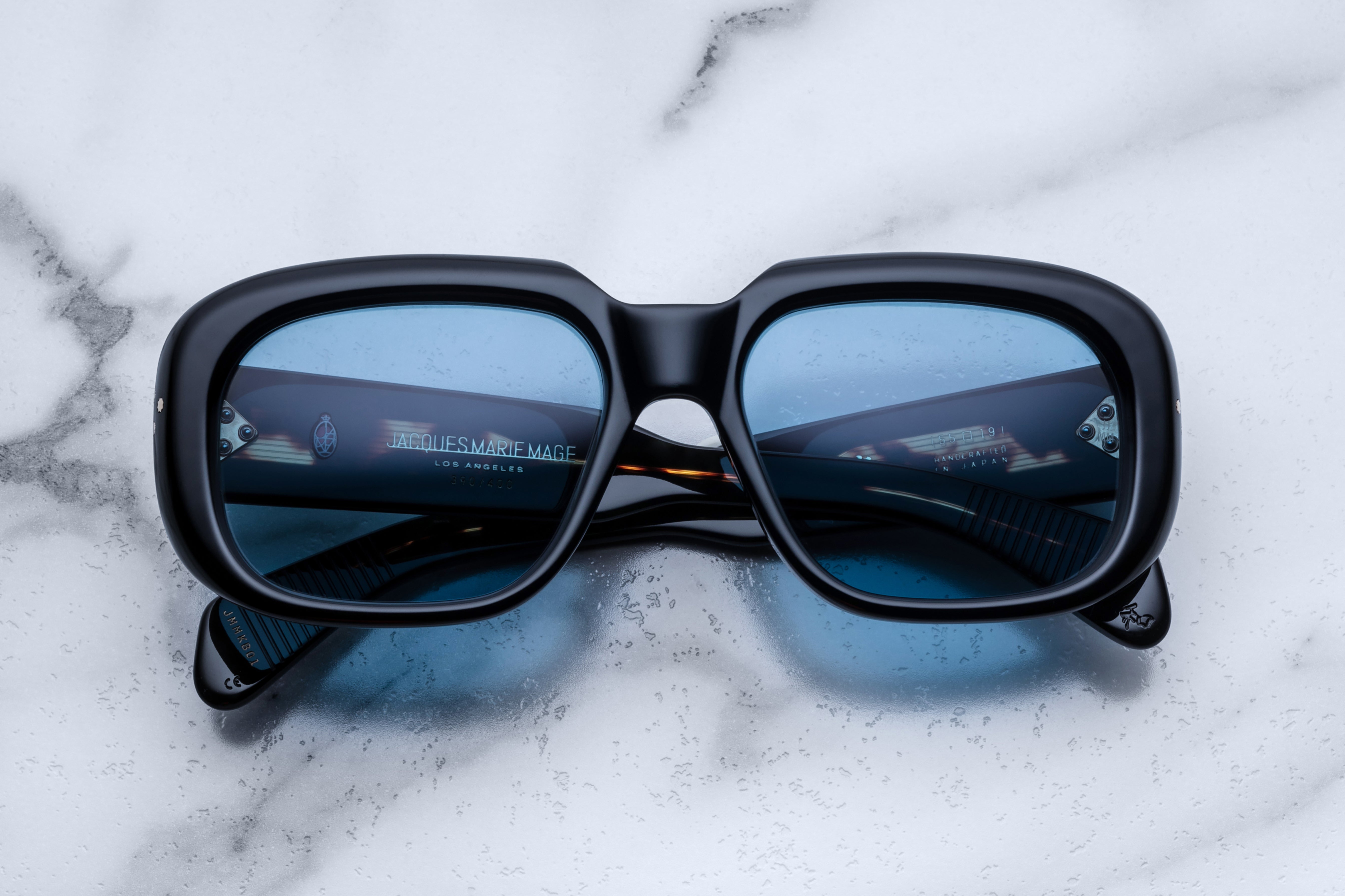 Jacques Marie Mage Kobo occhiali da sole 28 Burlwood
