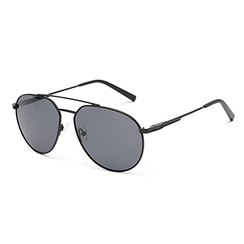 Glindar Pilot Classici occhiali da sole polarizzati metallo