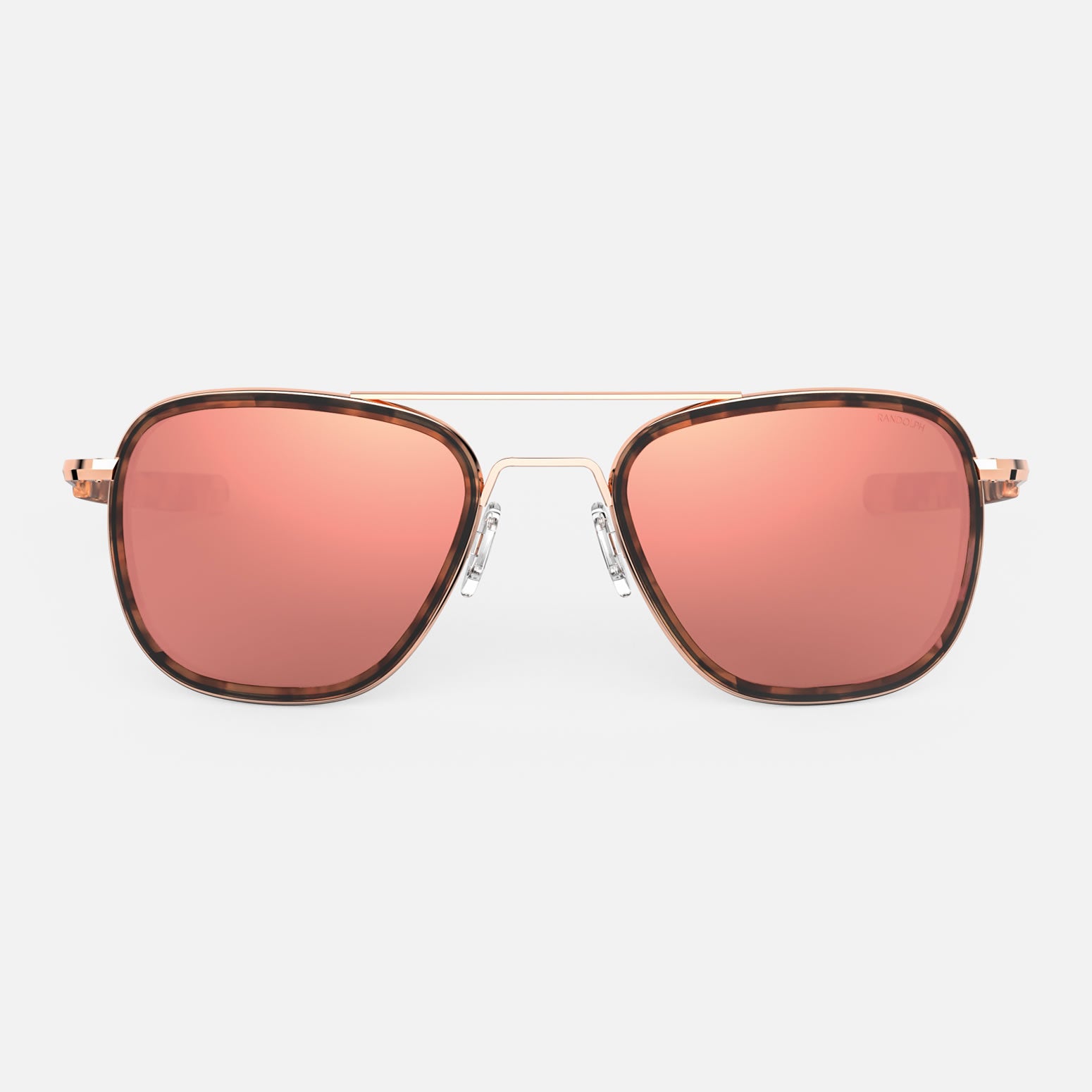 Randolph Aviator Fusion occhiali da sole oro rosa polarizzati