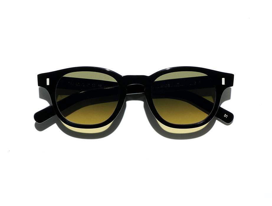 L.G.R Fez Bold occhiali da sole nero lente gialla fotocromatica