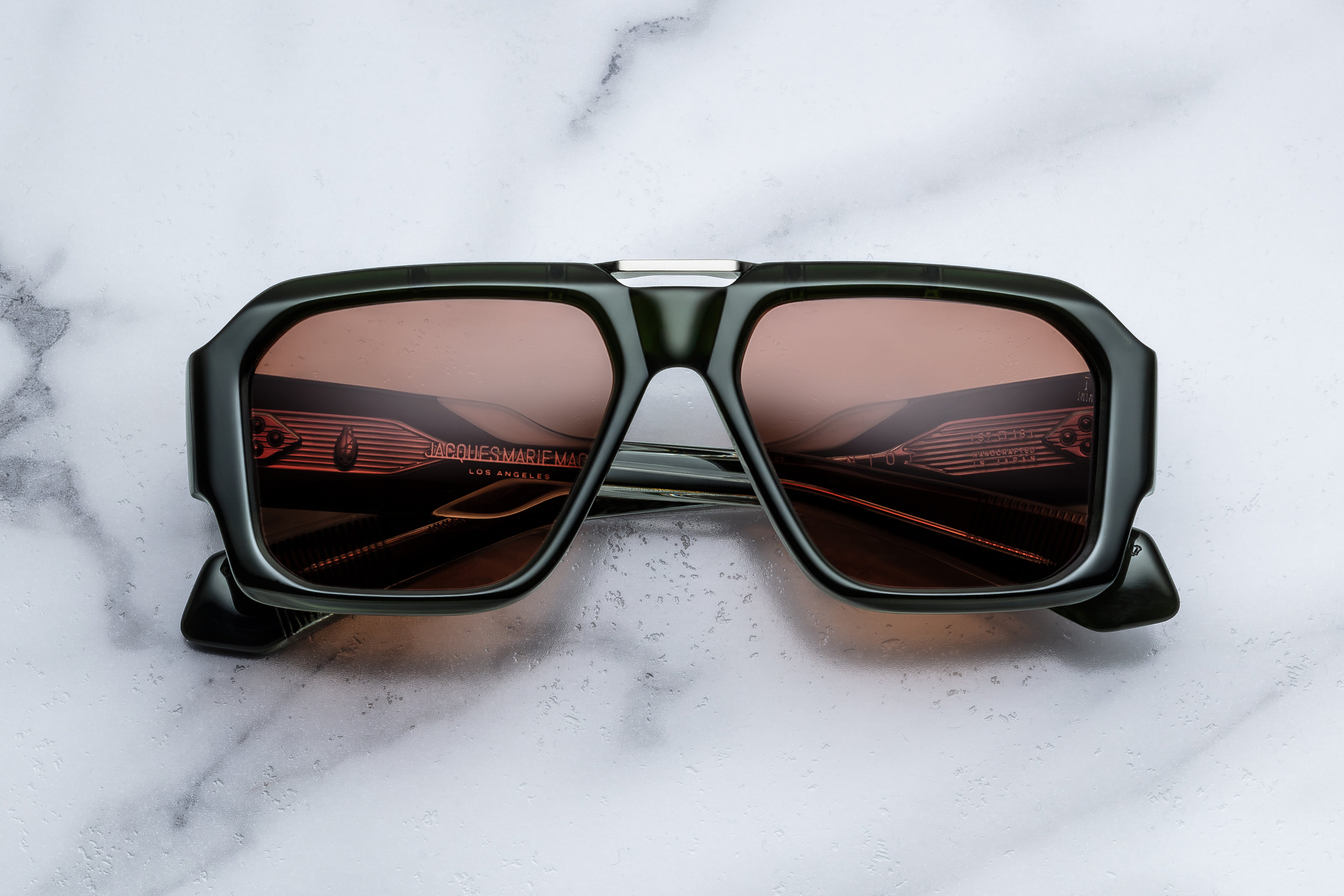 Jacques Marie Mage Ennio occhiali da sole Griffin Ash Gradient