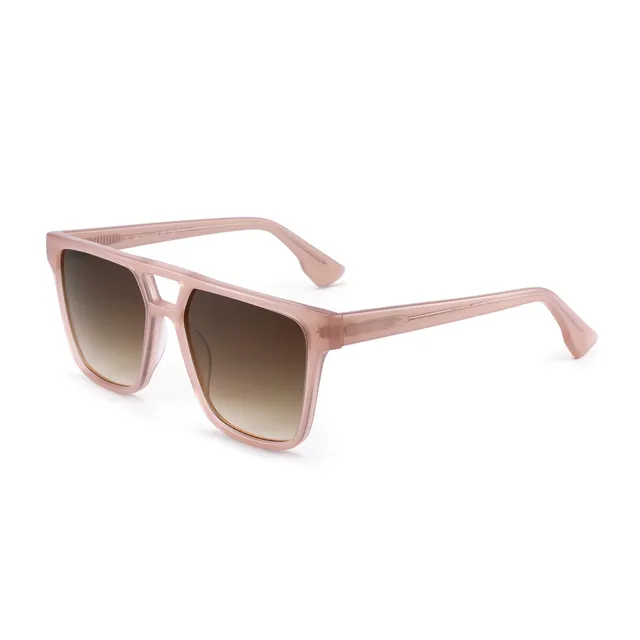 Glindar Retro Square occhiali da sole sfumati acetato