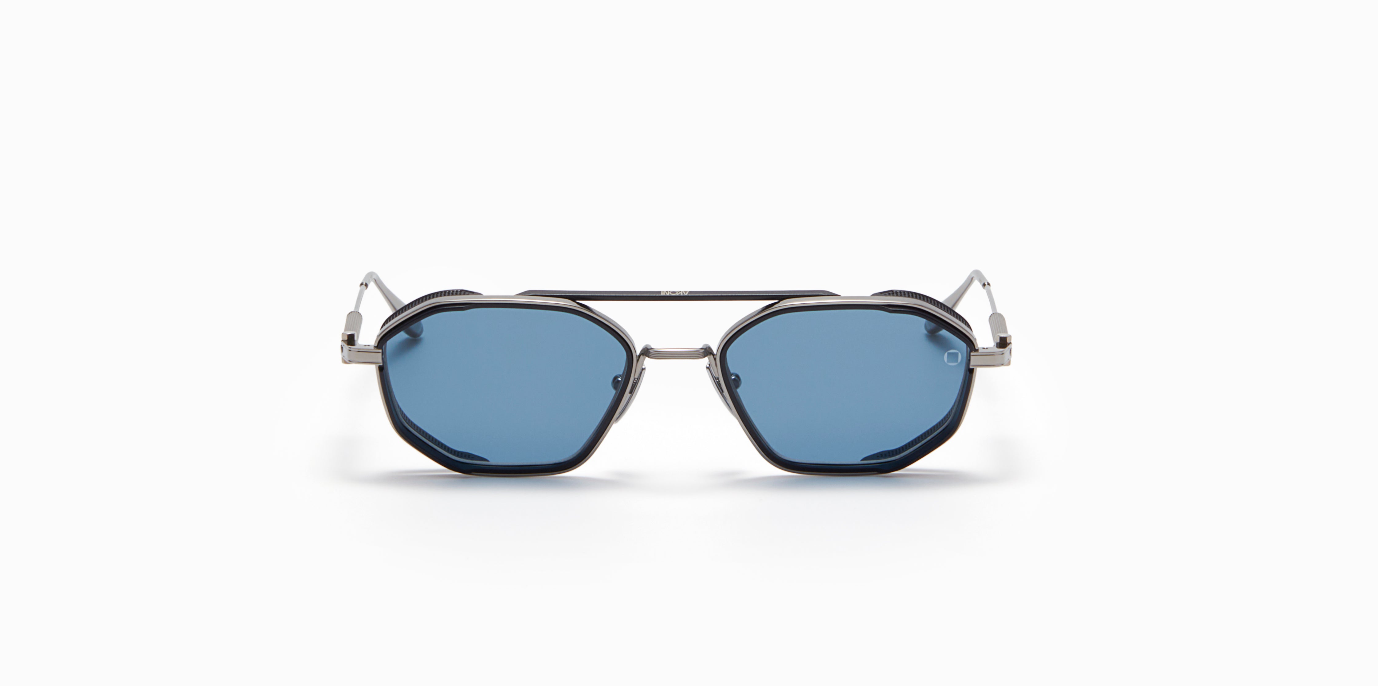 Akoni Optima Eris-Two occhiali da sole Matte Navy titanio