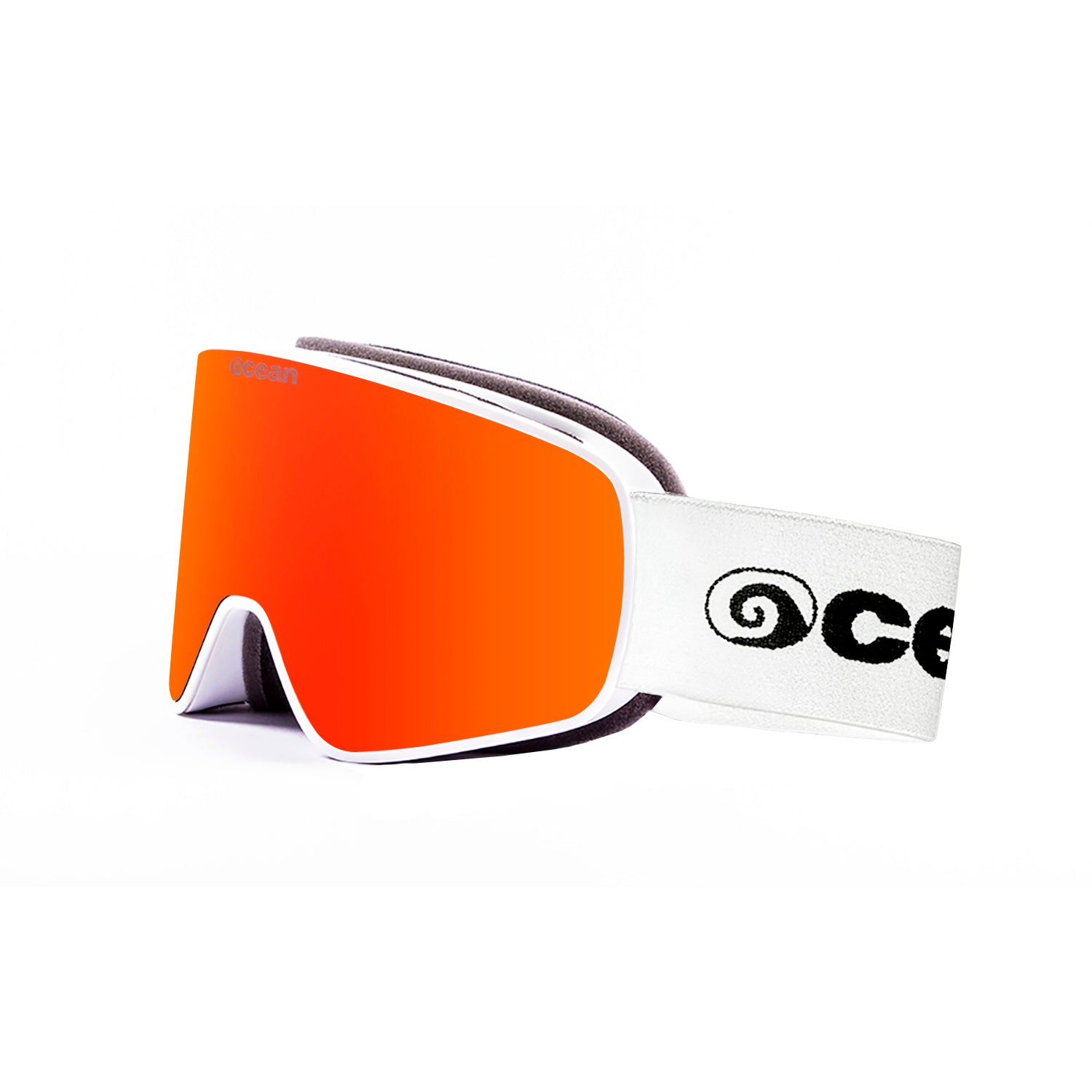Ocean Aspen maschera sci nera lente fumo