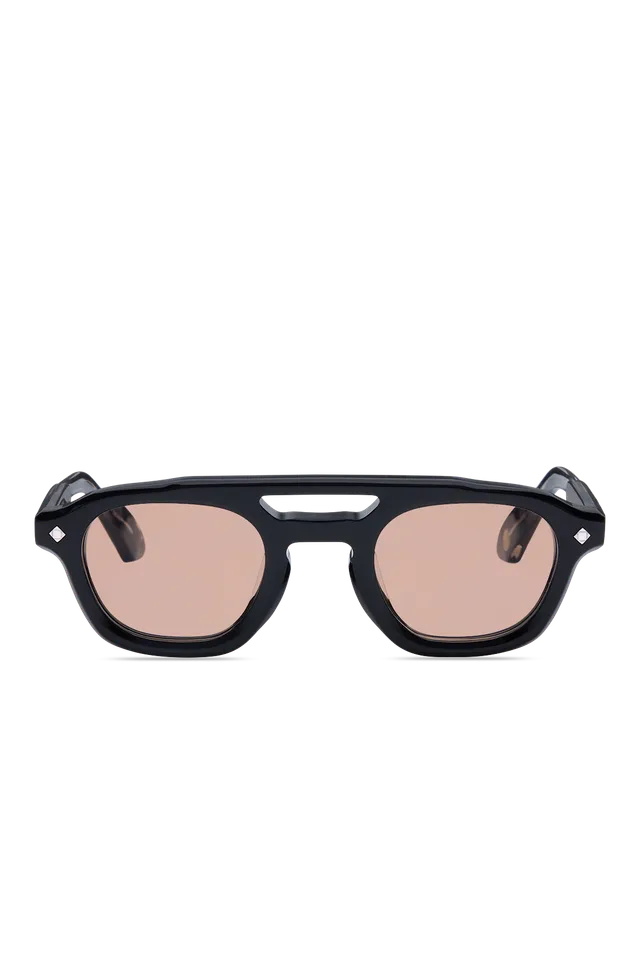 Lunetterie Generale Pièce de Résistance occhiali acetato nero oro