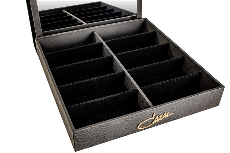 Cazal Collectors Box porta occhiali 10 posti velluto