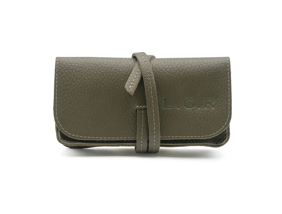 L.G.R Reunion Explorer Case custodia pelle verde
