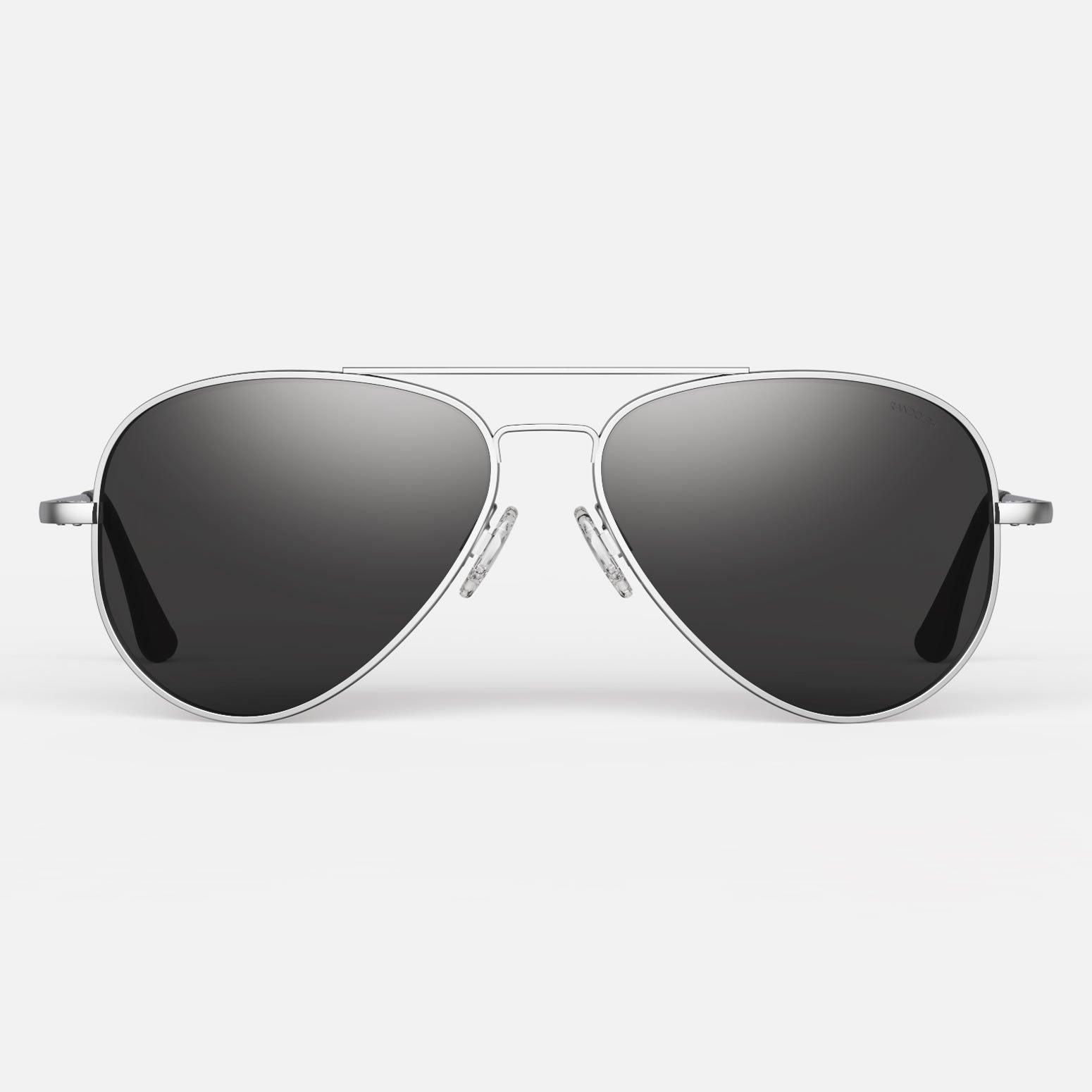 Randolph Concorde occhiali da sole Matte Chrome American Gray polarizzati