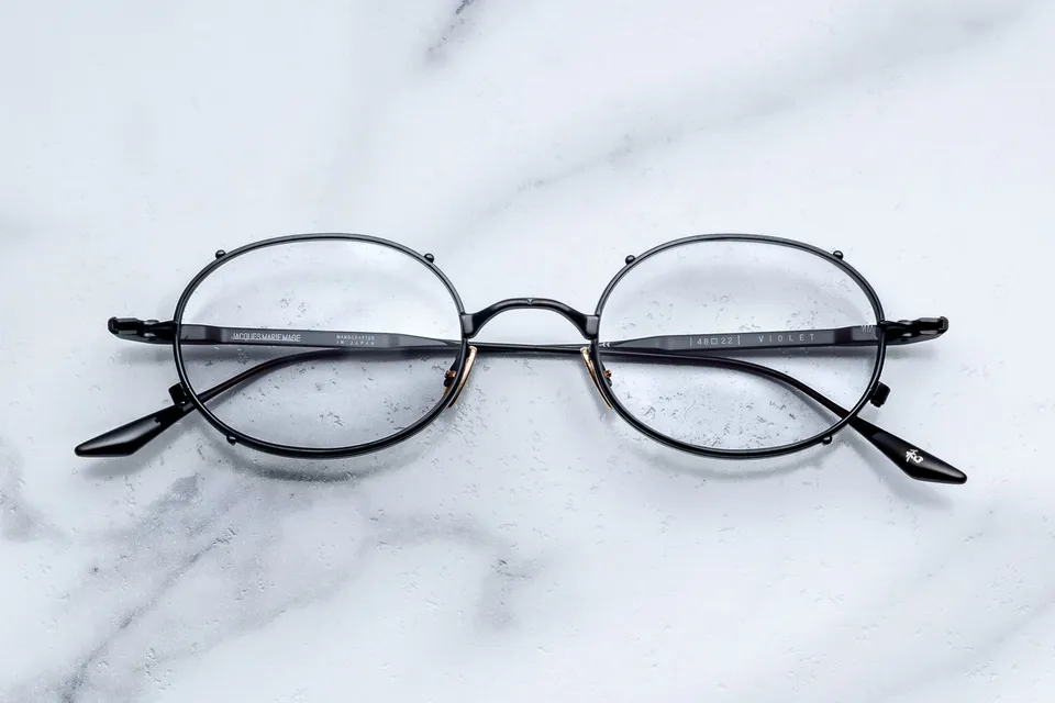 Jacques Marie Mage Violet RX occhiali da vista Corbeau