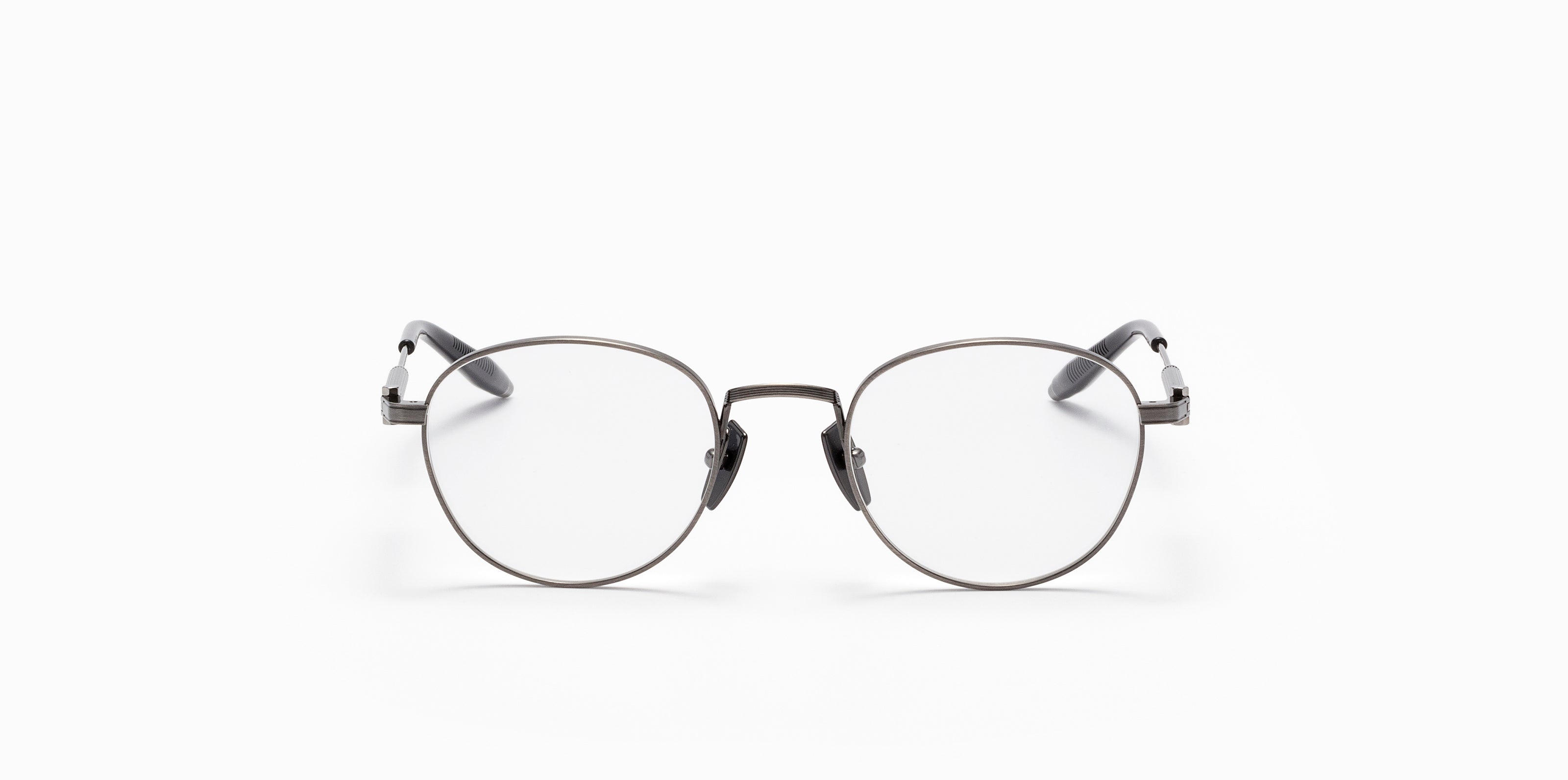 Akoni Horizon Pioneer occhiali da vista oro bianco 49 titanio