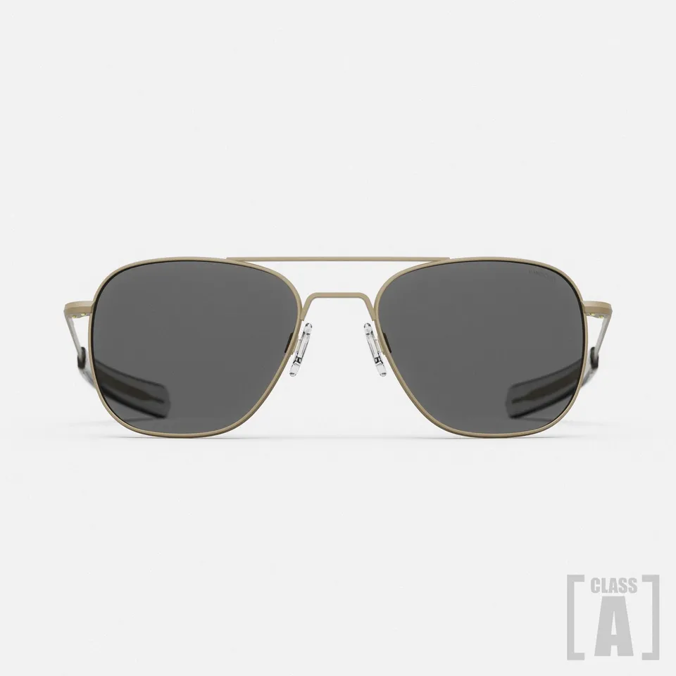 Randolph Class A Aviator occhiali da sole American Gray 55mm