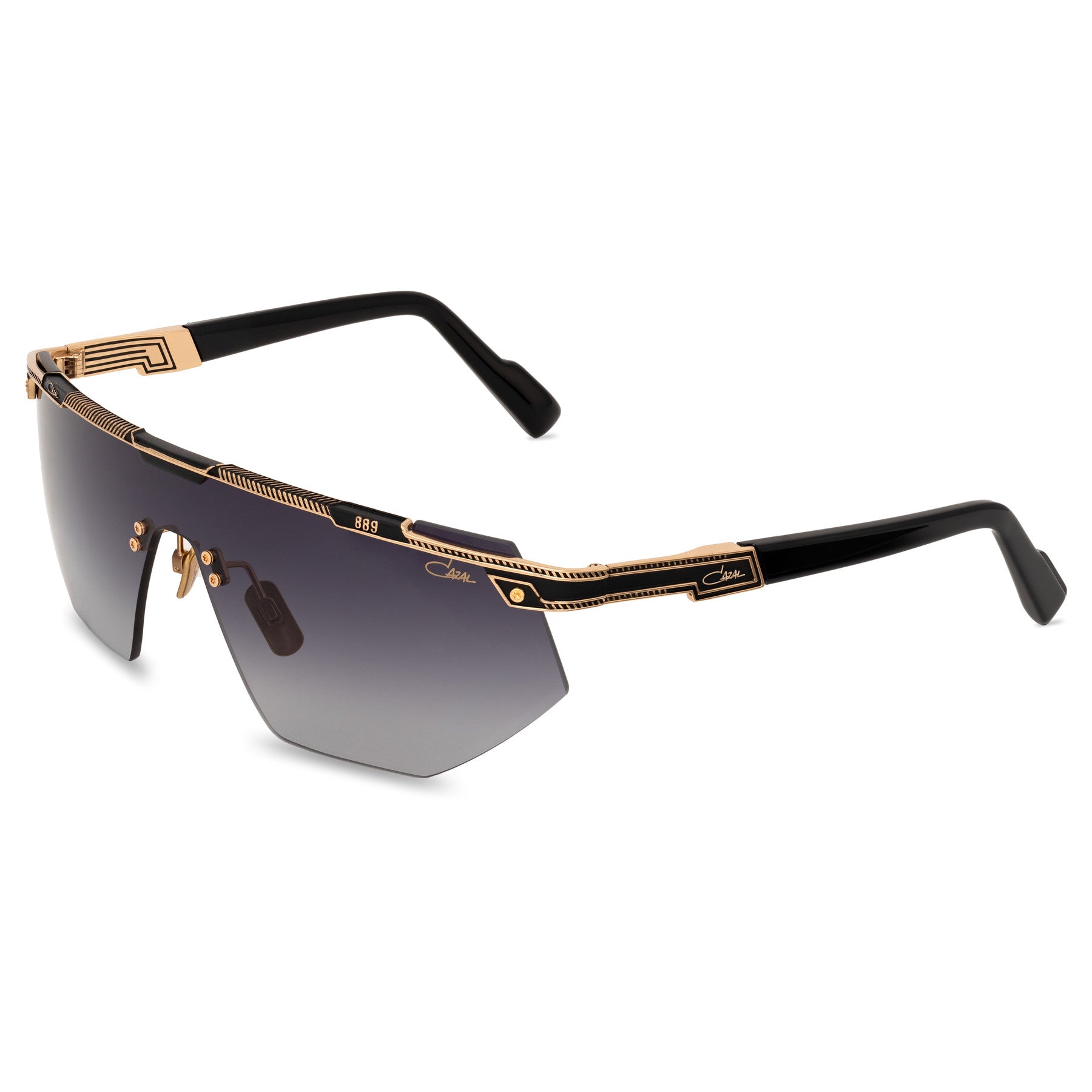 Cazal Legends MOD 889 occhiali da sole nero-oro uomo limitati
