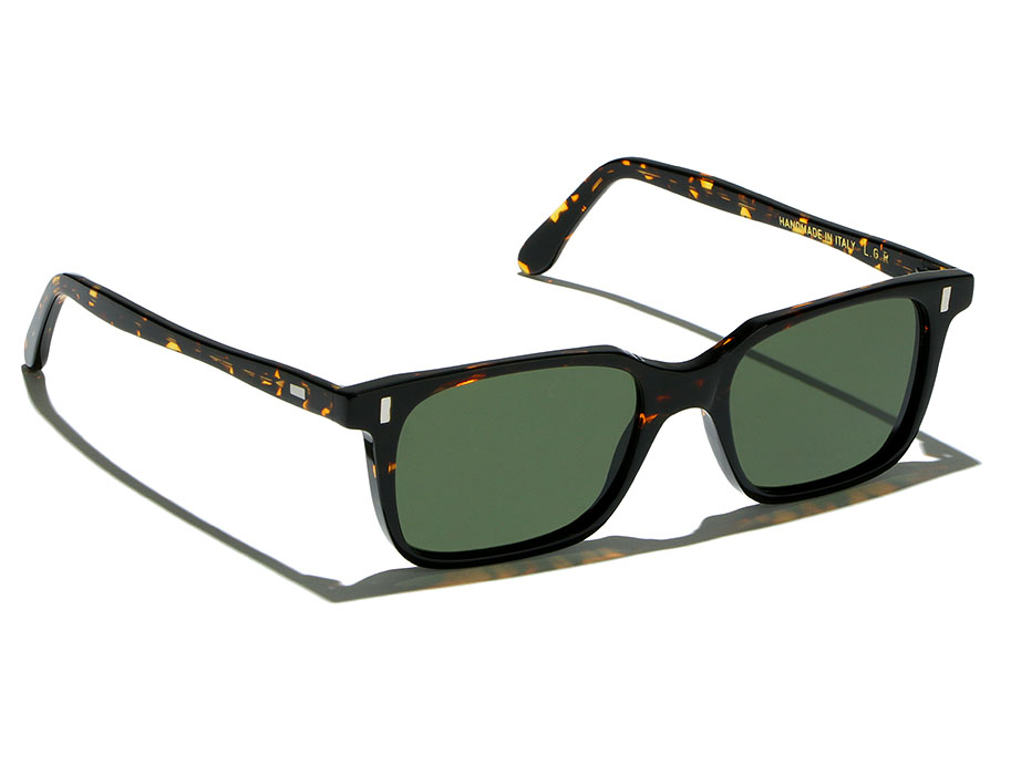 L.G.R Reunion Suez occhiali da sole havana lente verde