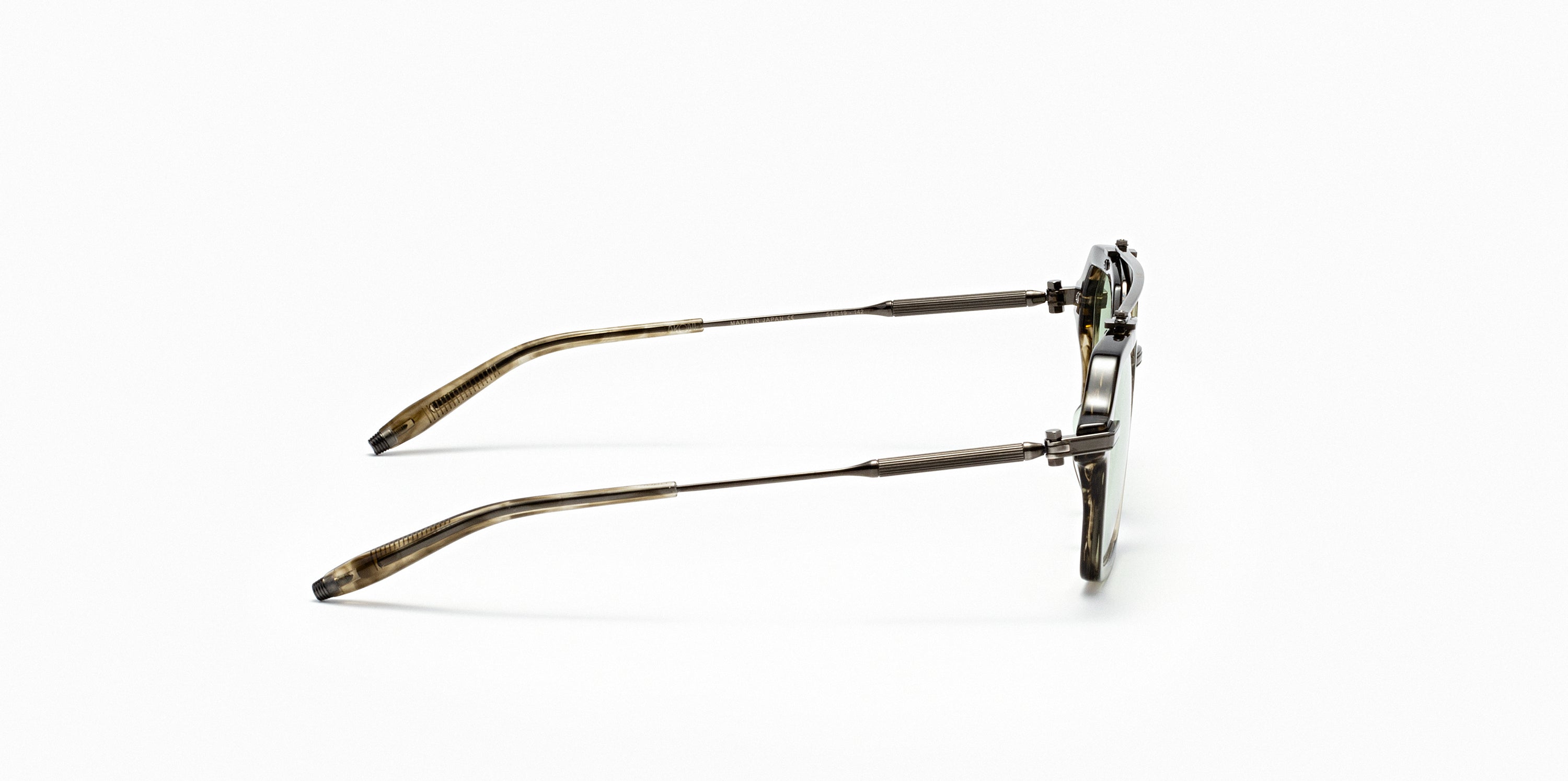 Akoni Horizon Akari 51 occhiali da vista Green Tortoise acetato