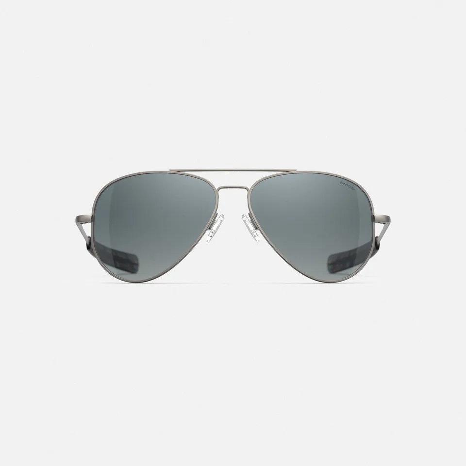Randolph Concorde Satin Gunmetal Slate occhiali da sole polarizzati