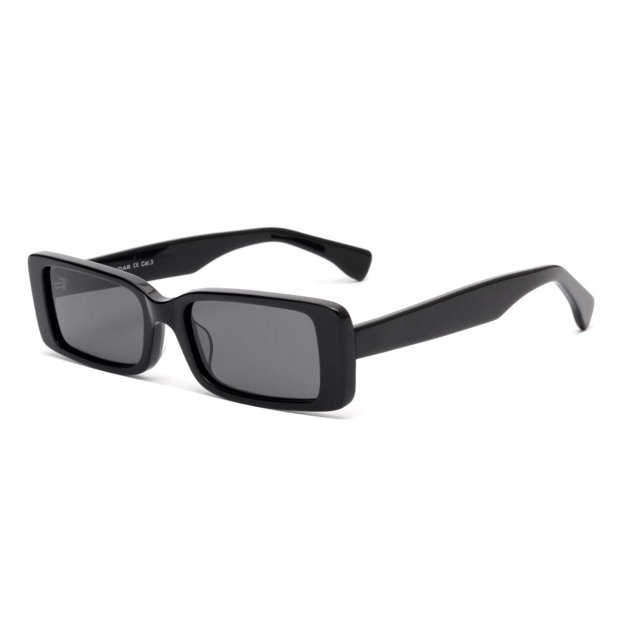 Glindar occhiali da sole rettangolari acetato donna