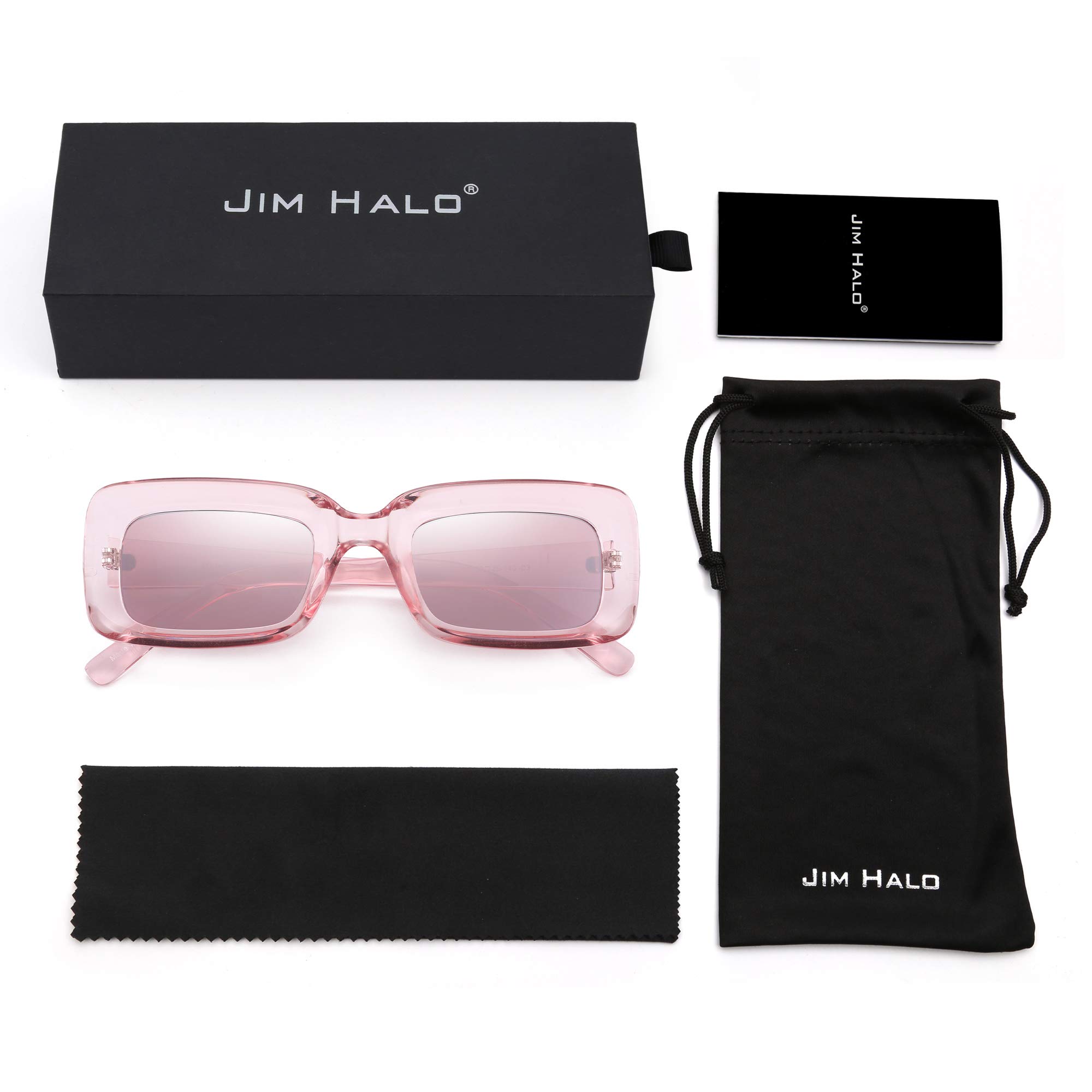 Glindar Quadrati occhiali da sole donna UV400 retro