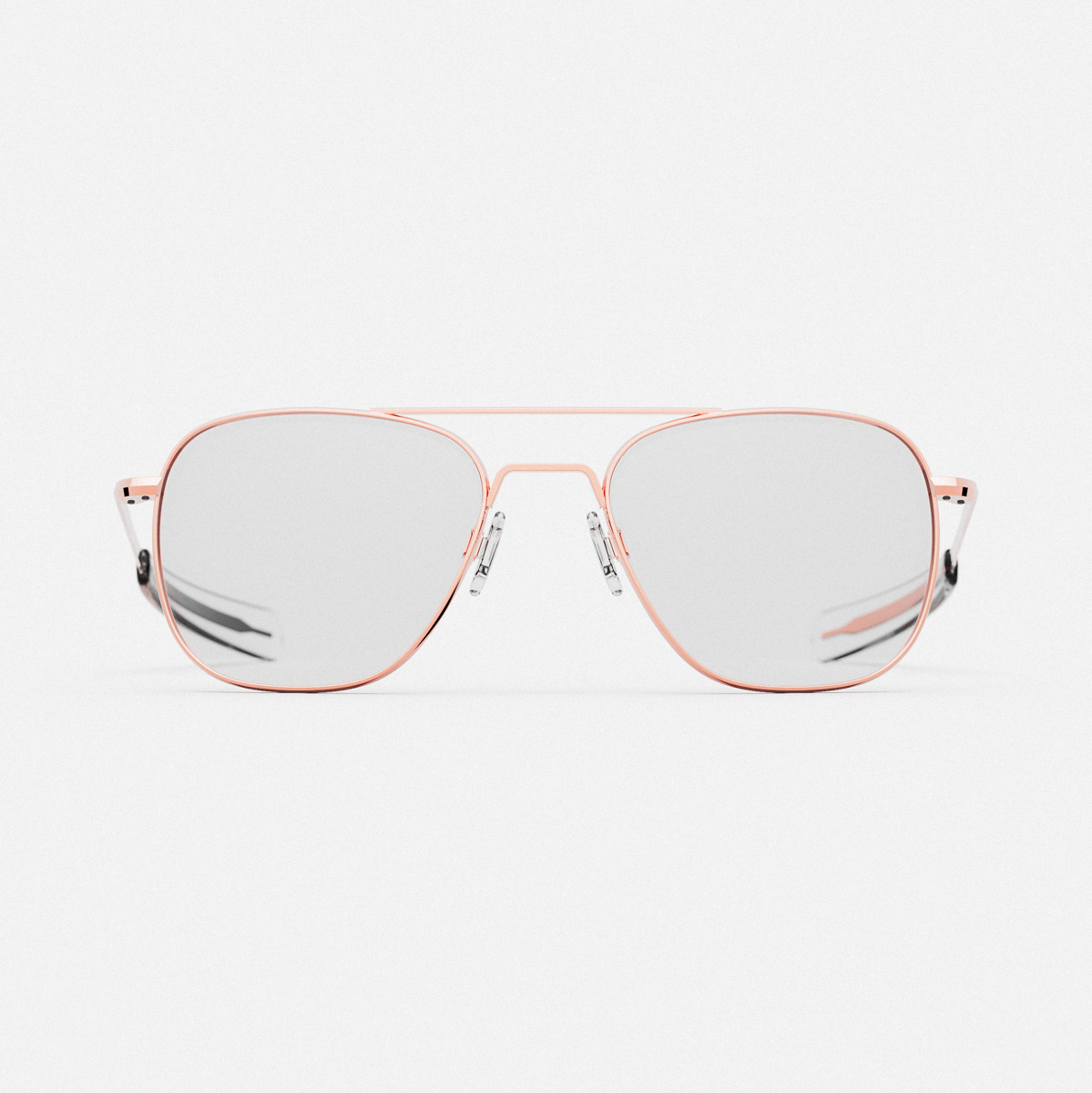 Randolph Aviator Rose Gold occhiali da vista 55mm chiare