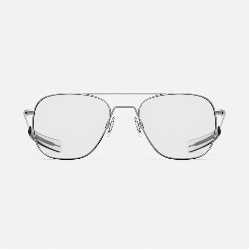 Randolph Aviator Gunmetal Clear occhiali da vista graduati