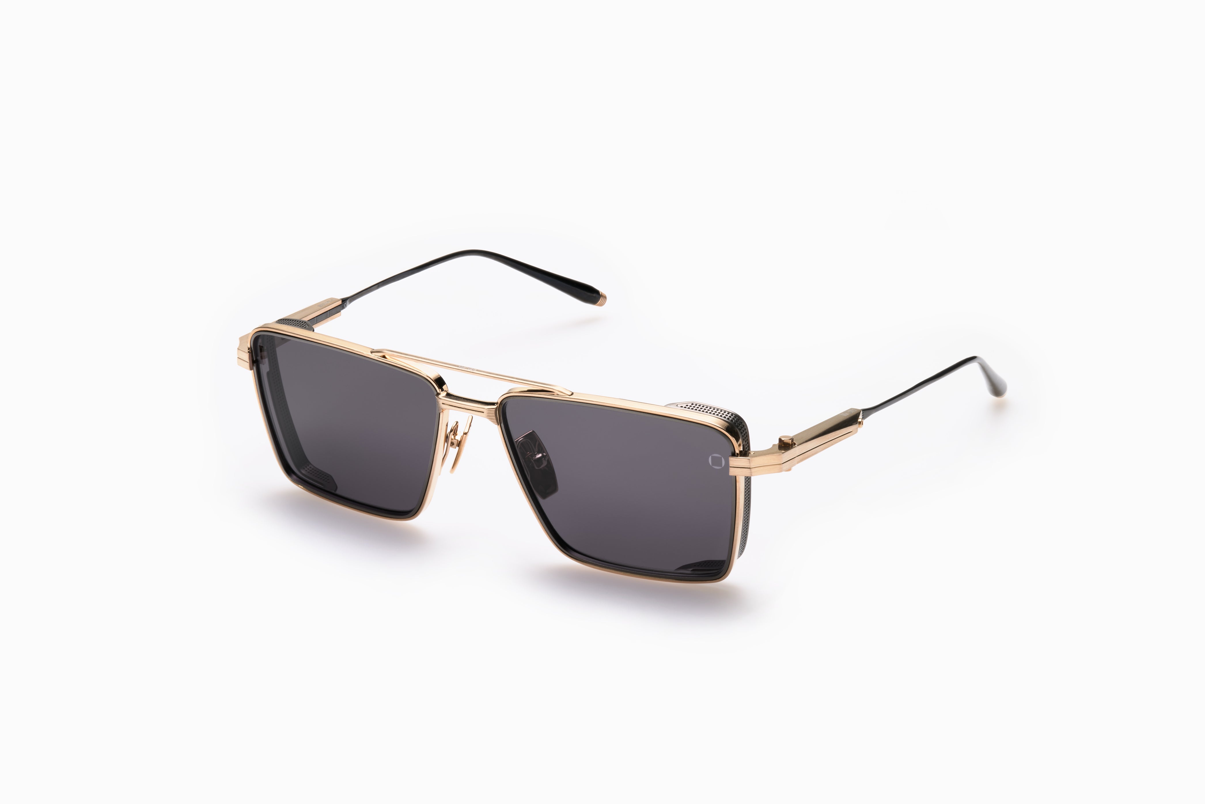 Akoni Horizon Sprint-A occhiali da sole Brushed Gold titanio