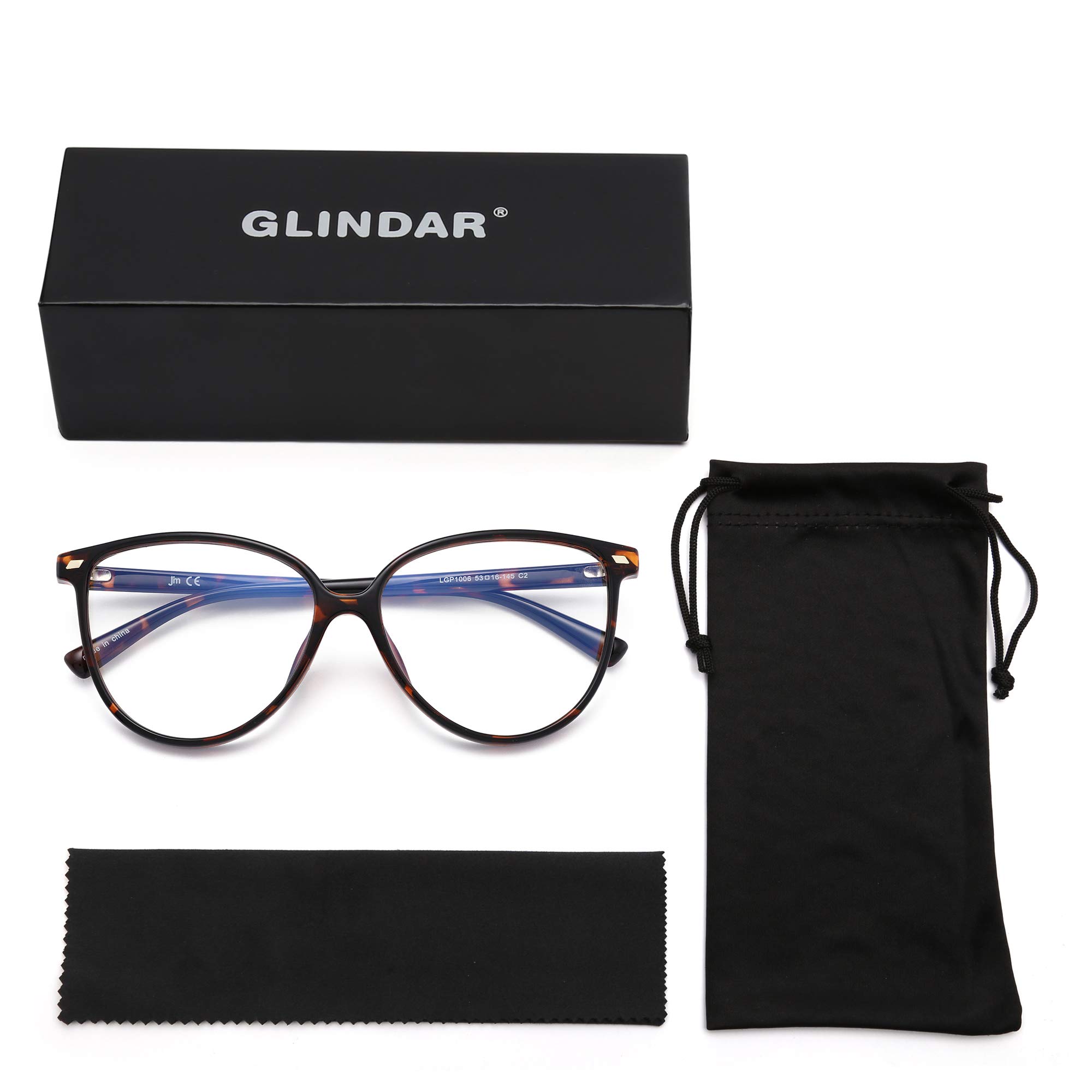 Glindar montatura Rosa occhiali computer anti luce blu