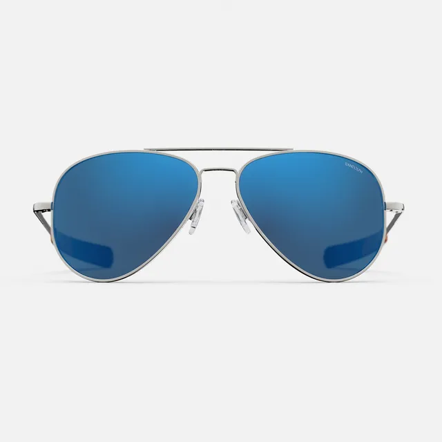 Randolph Concorde Gunmetal Atlantic Blue occhiali da sole 57mm