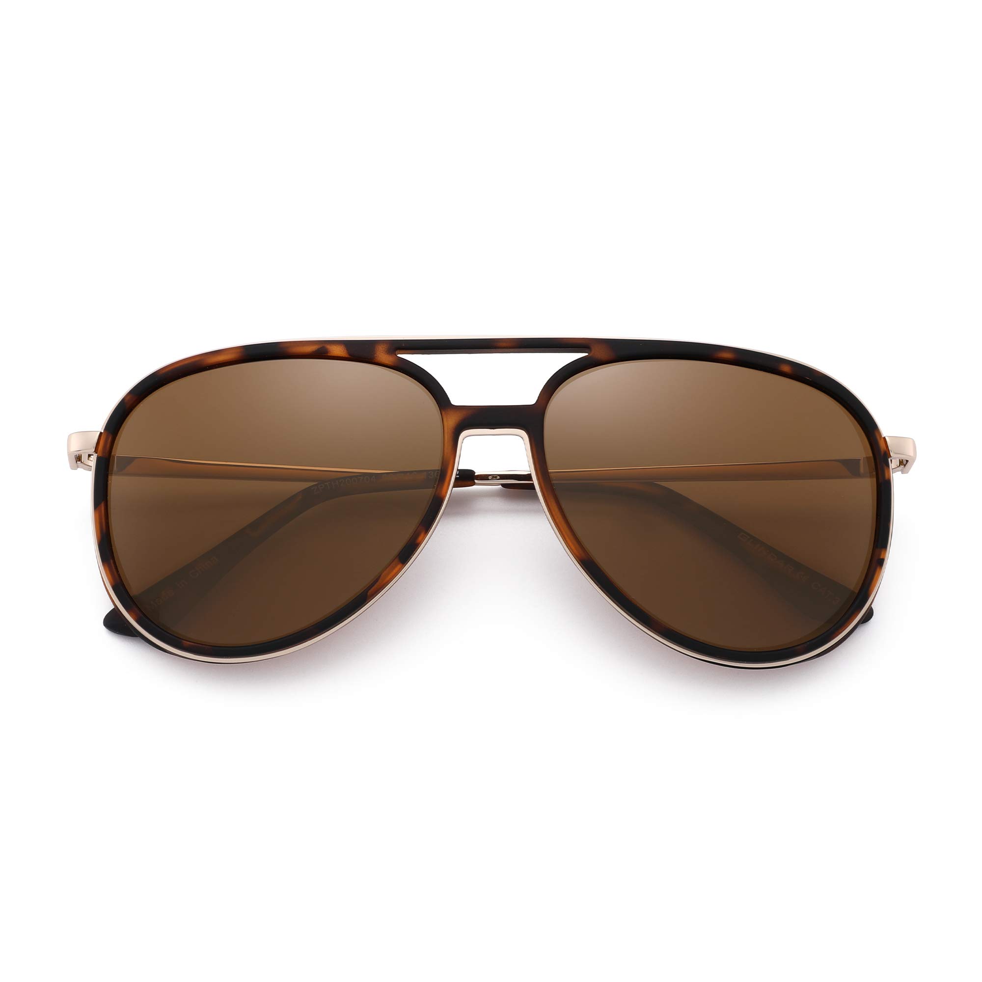 Glindar Retrò occhiali da sole polarizzati leggeri unisex