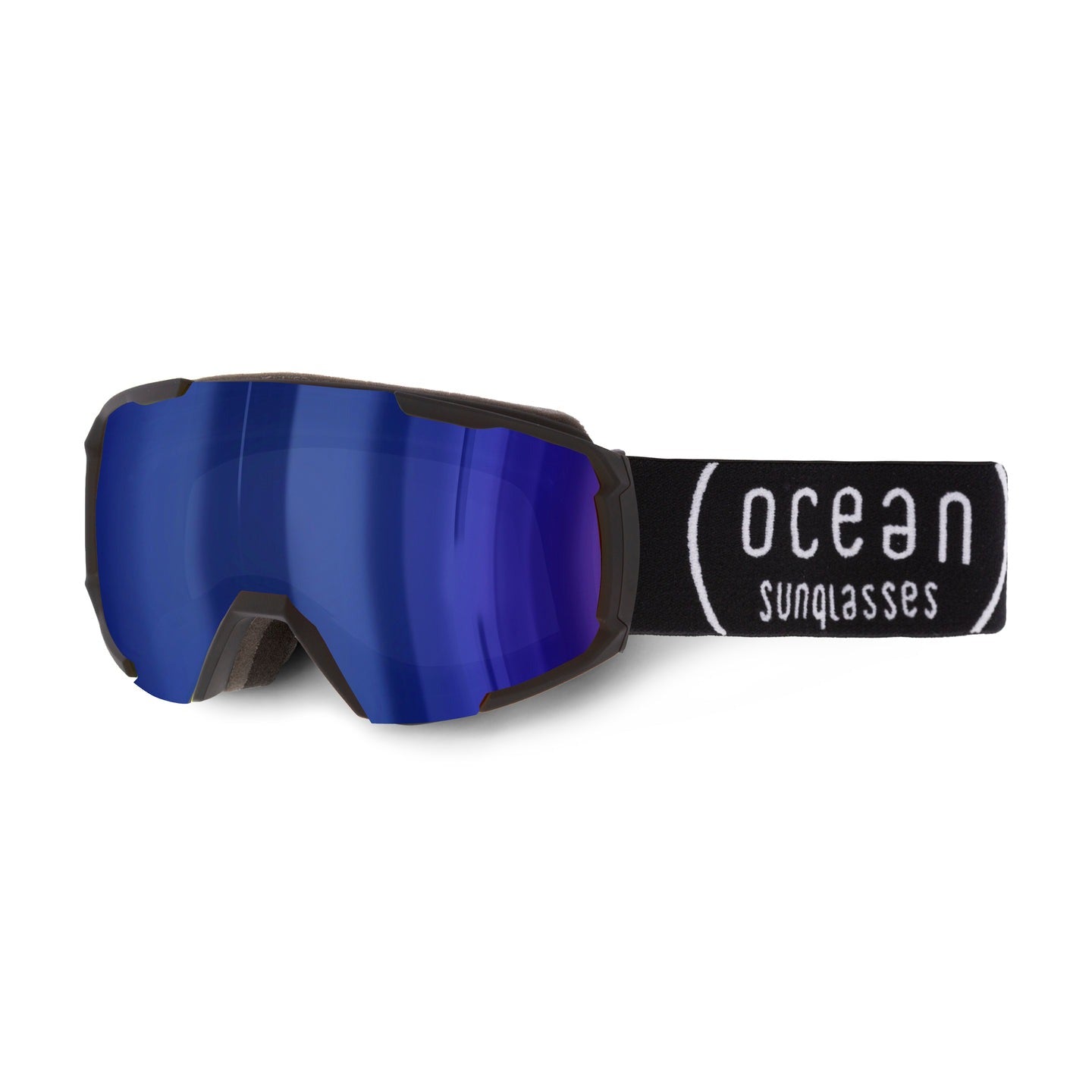 Ocean Sunglasses Kalnas maschera da sci nera lente smoke