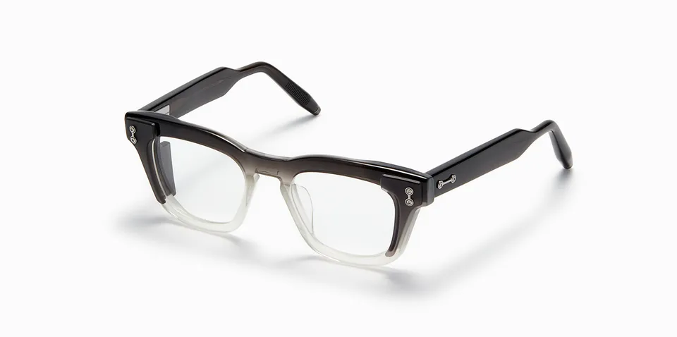 Akoni Horizon Ara Rx occhiali da vista Matte Black Cloudy White 49