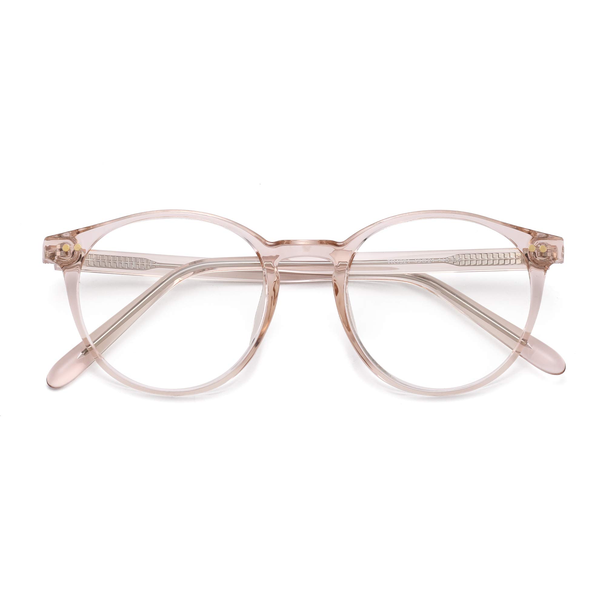 Glindar Retro Rotondi occhiali luce blu donna TR90