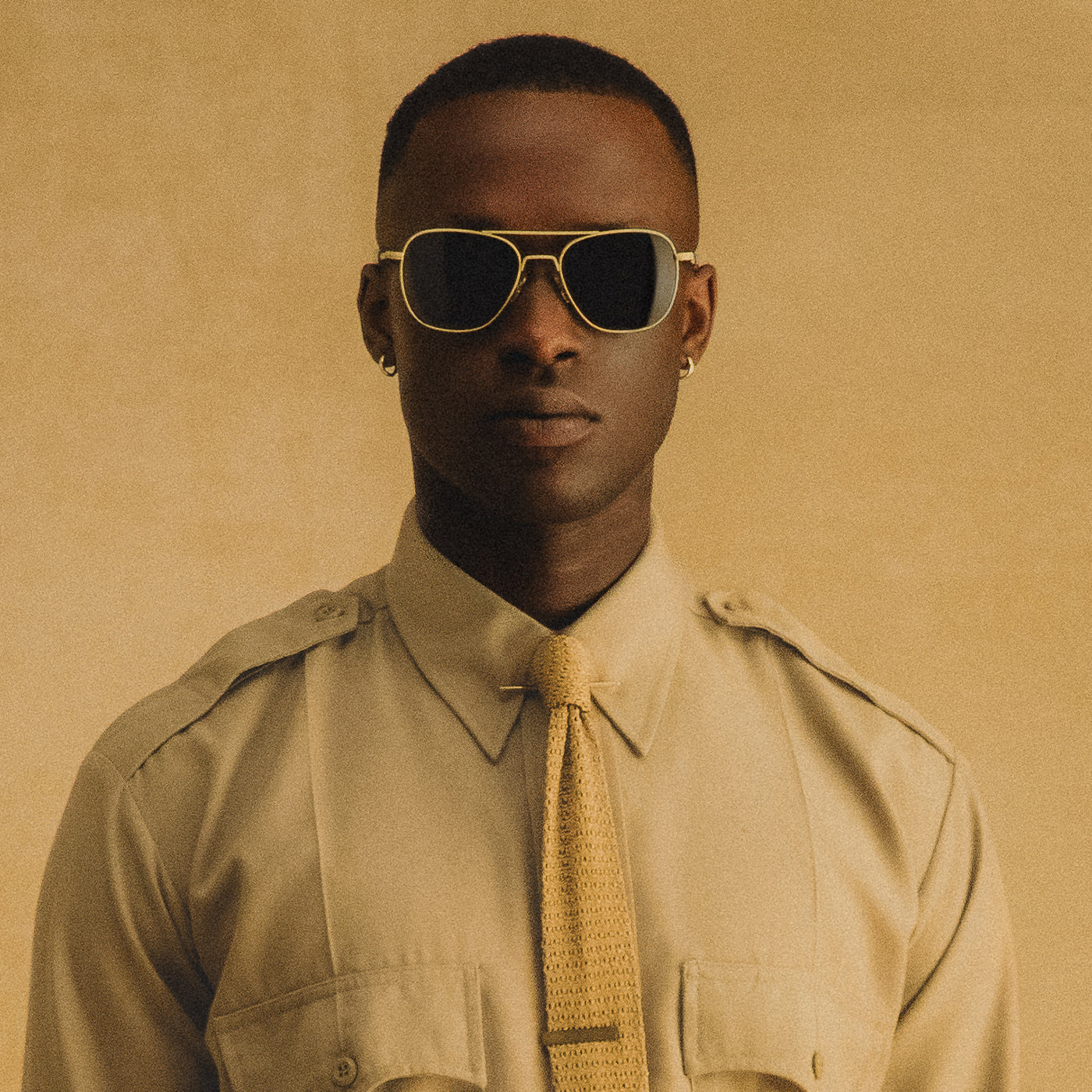Randolph Class A Aviator occhiali da sole American Gray 55mm