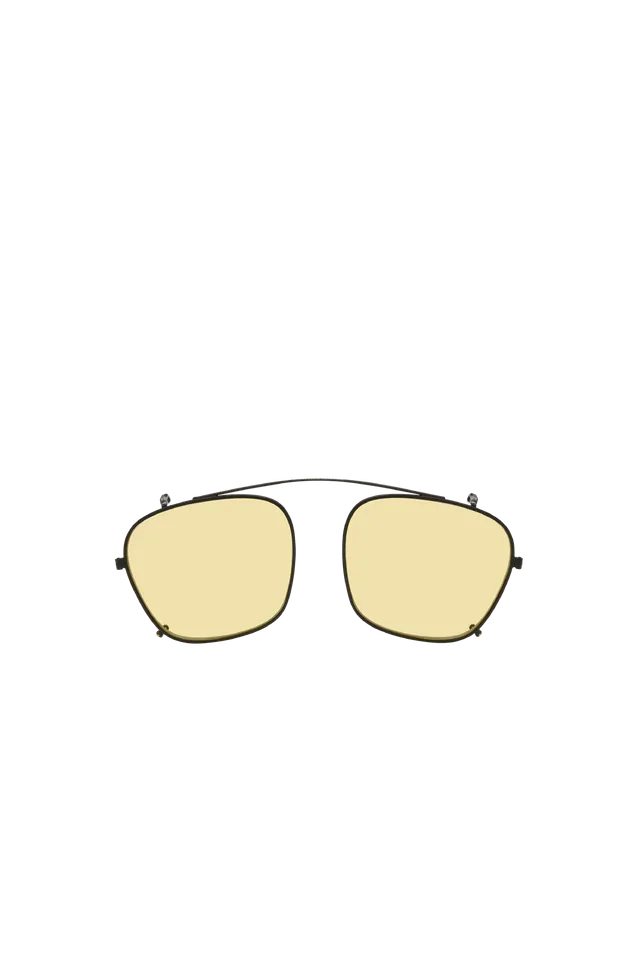 Lunetterie Générale Cognac Clip-On clip nero giallo