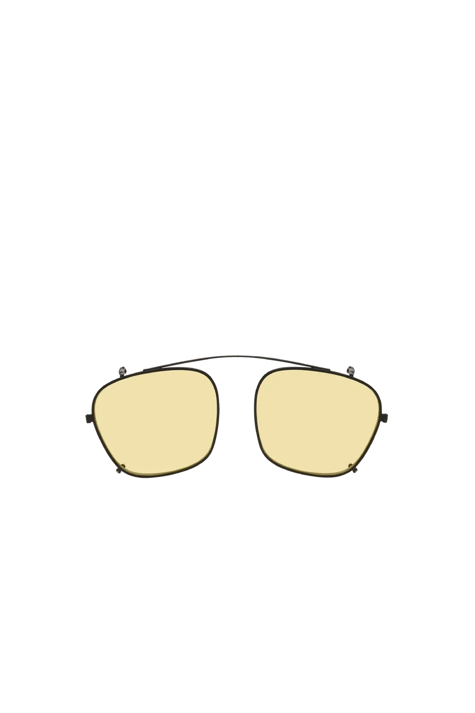 Lunetterie Générale Cognac Clip-On clip nero giallo