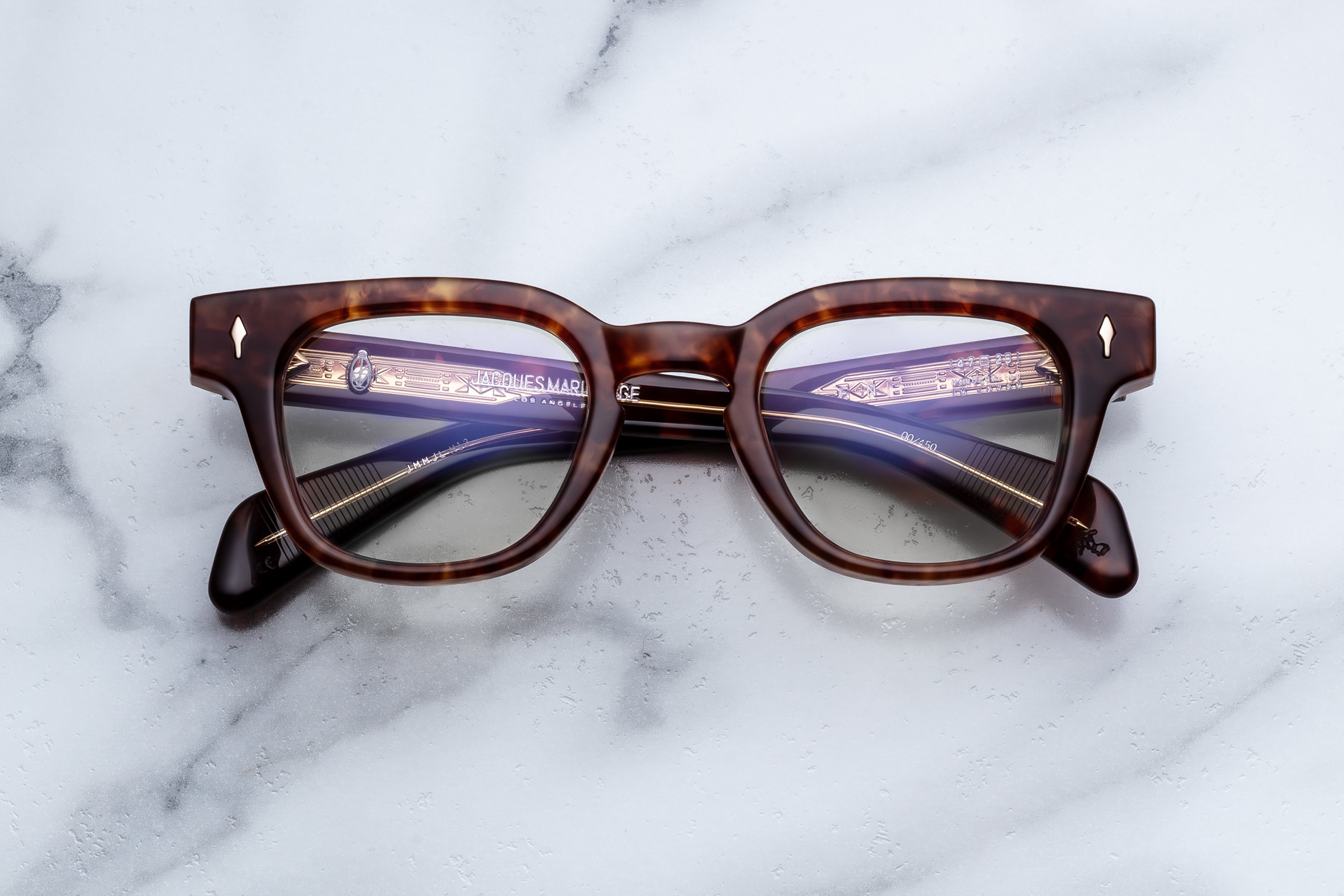Jacques Marie Mage Julien occhiali da vista H13 Honeycomb bronze