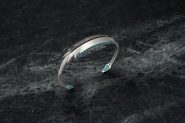 Jacques Marie Mage Weston bracciale argento turchese Kingman