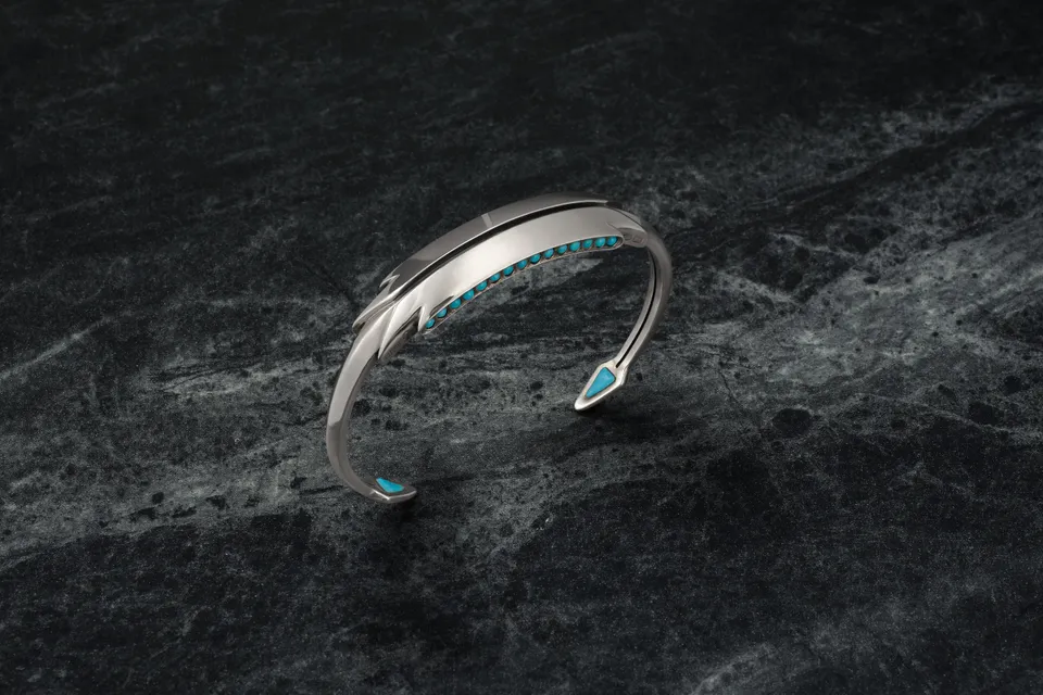Jacques Marie Mage Weston bracciale argento turchese Kingman