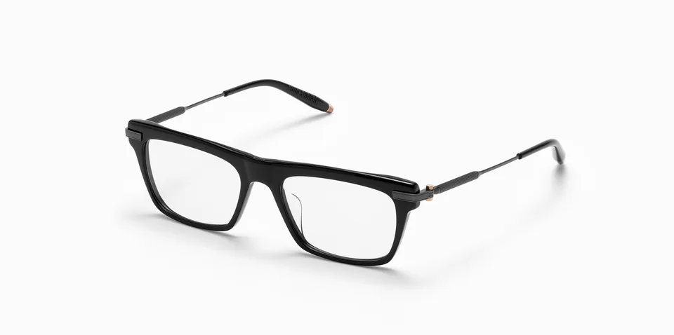 Akoni Etere Arc occhiali da vista Black 54 titanio
