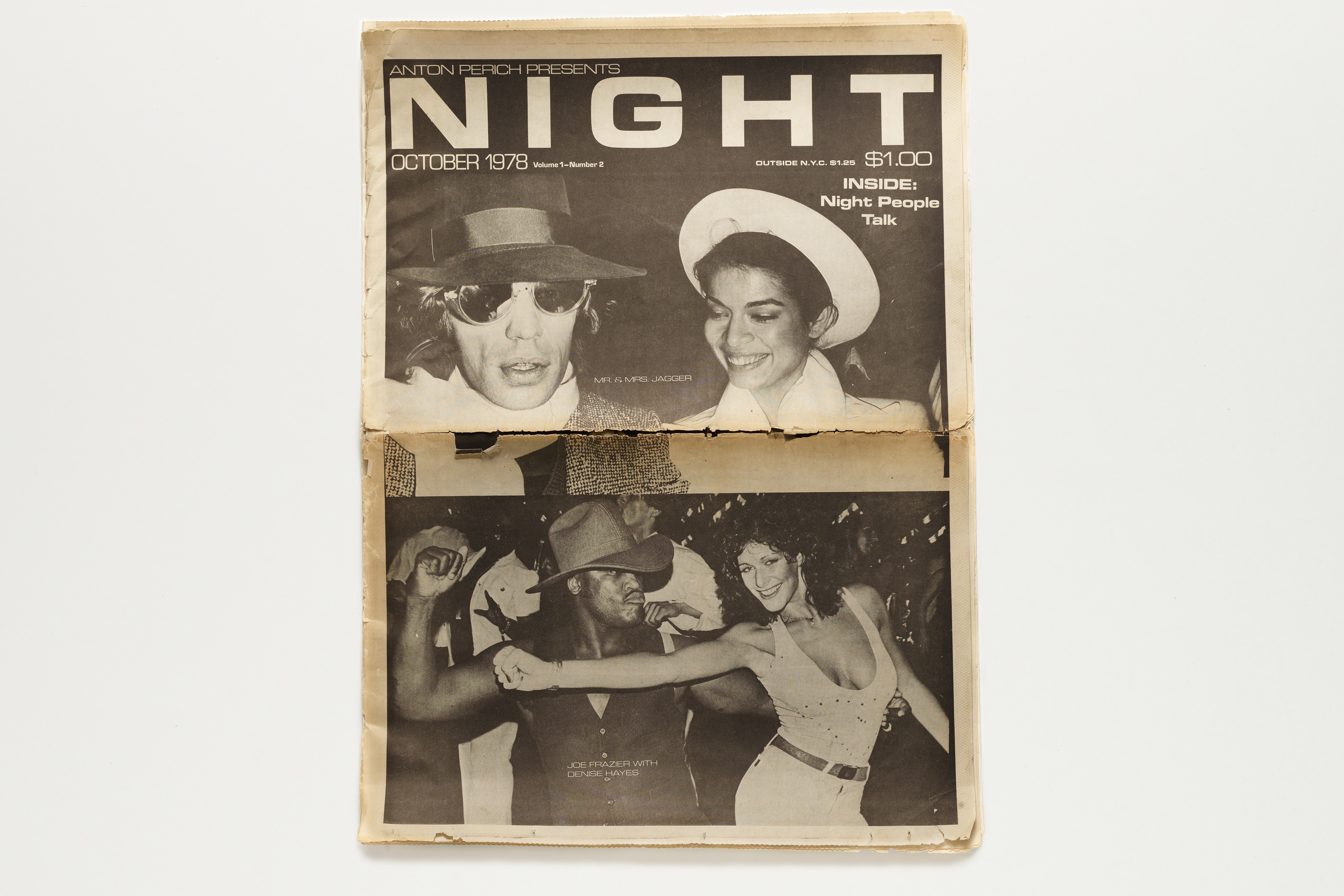 Jacques Marie Mage Night Magazine Vol.1 N.2 rivista Jagger