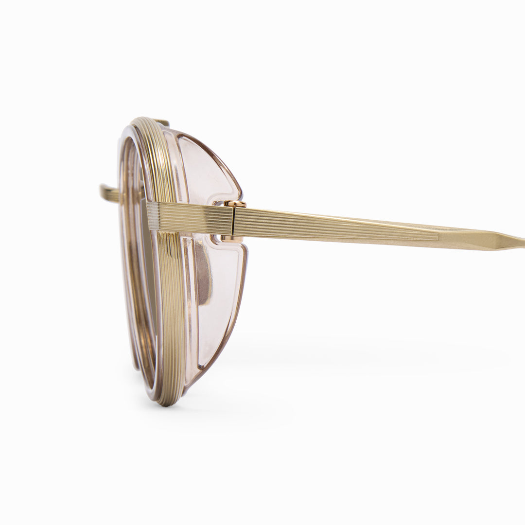 Akoni Horizon Astria occhiali da sole Crystal Sand acetato