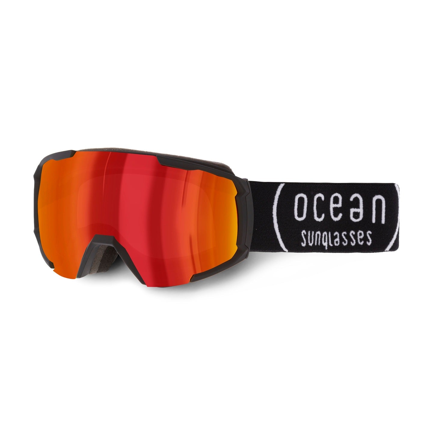 Ocean Sunglasses Kalnas maschera da sci nera lente smoke