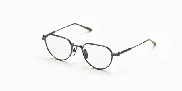 Akoni Etere Artemis occhiali da sole Black Iron titanio